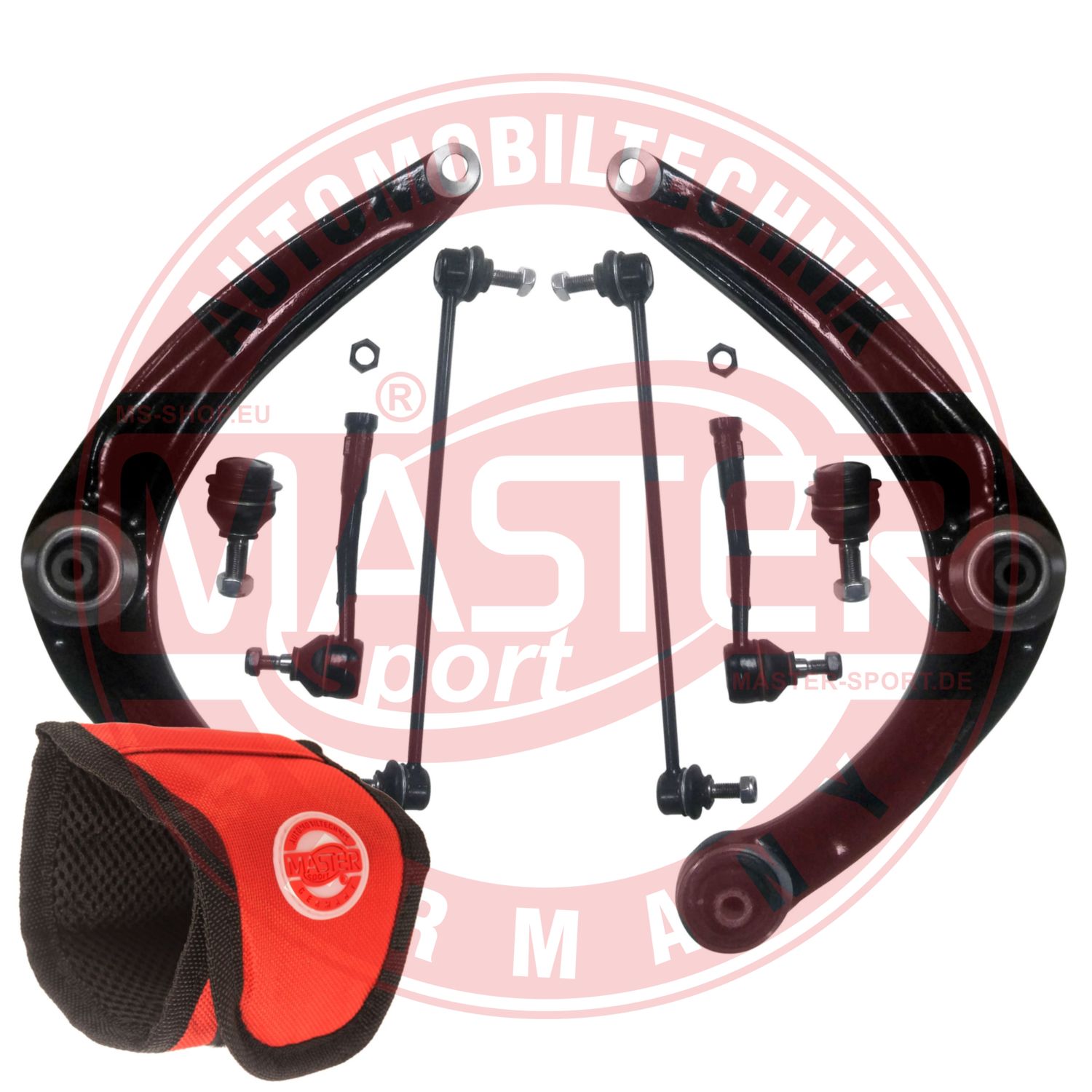 Control/Trailing Arm Kit, wheel suspension (36928-KIT-MSM)