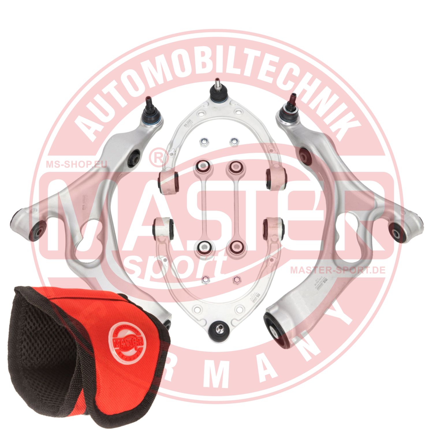 Control/Trailing Arm Kit, wheel suspension (37185-KIT-MSM)
