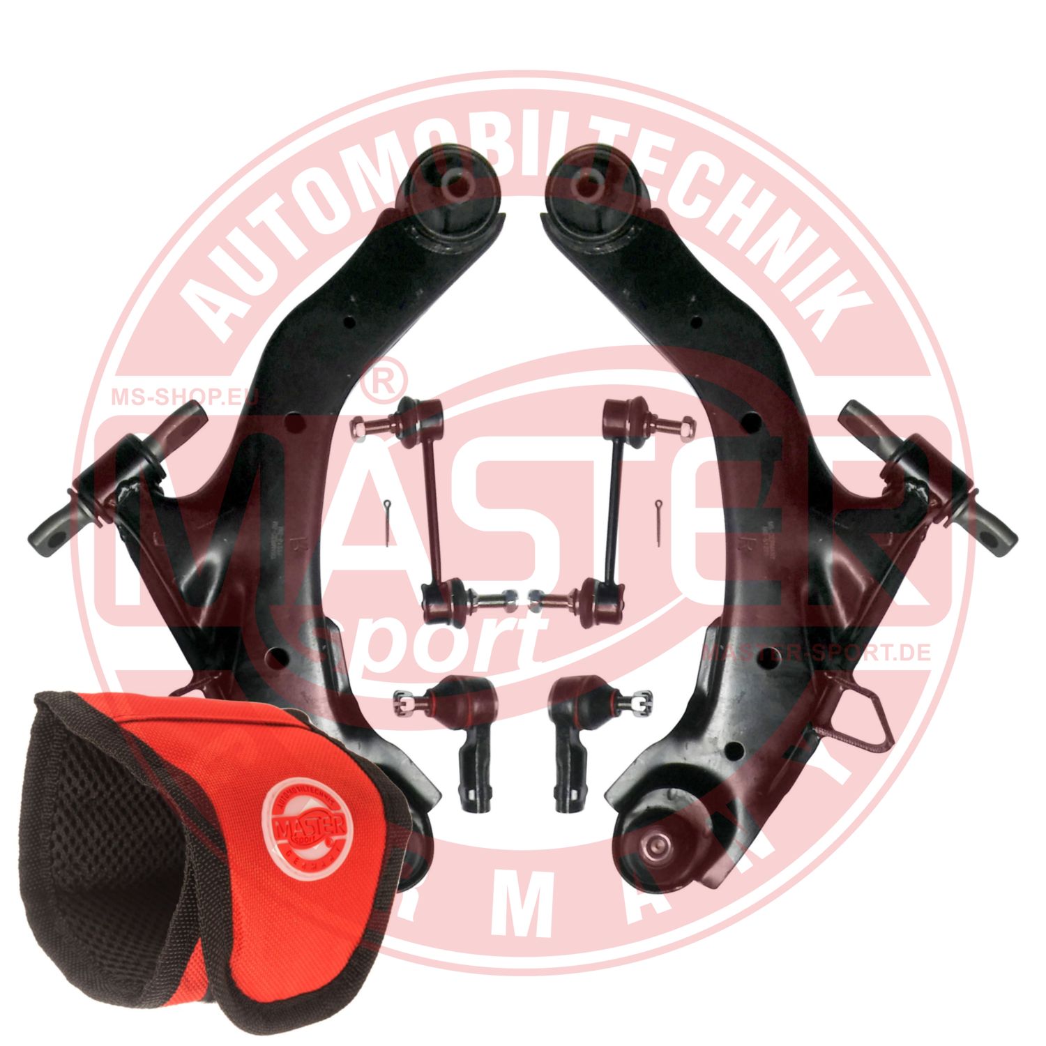 Control/Trailing Arm Kit, wheel suspension (36967-KIT-MSM)