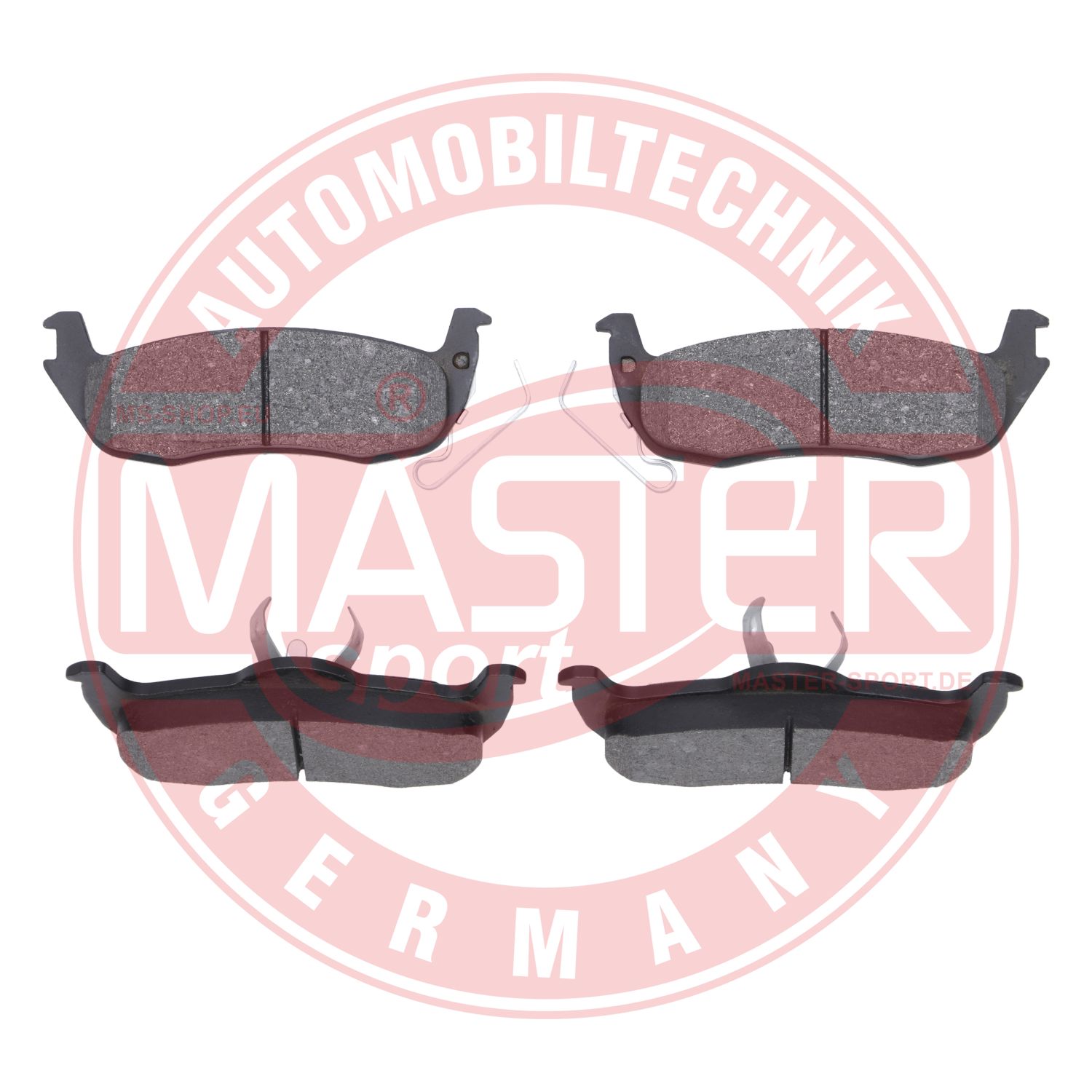 Brake Pad Set, disc brake (13046141372N-SET-MS)