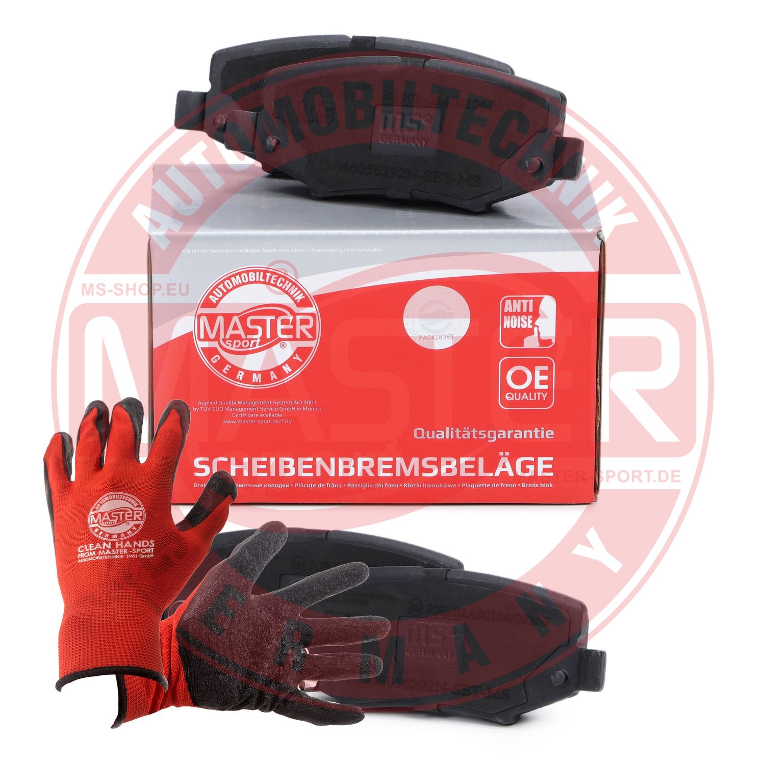 Brake Pad Set, disc brake (13046056292N-SET-MSP)