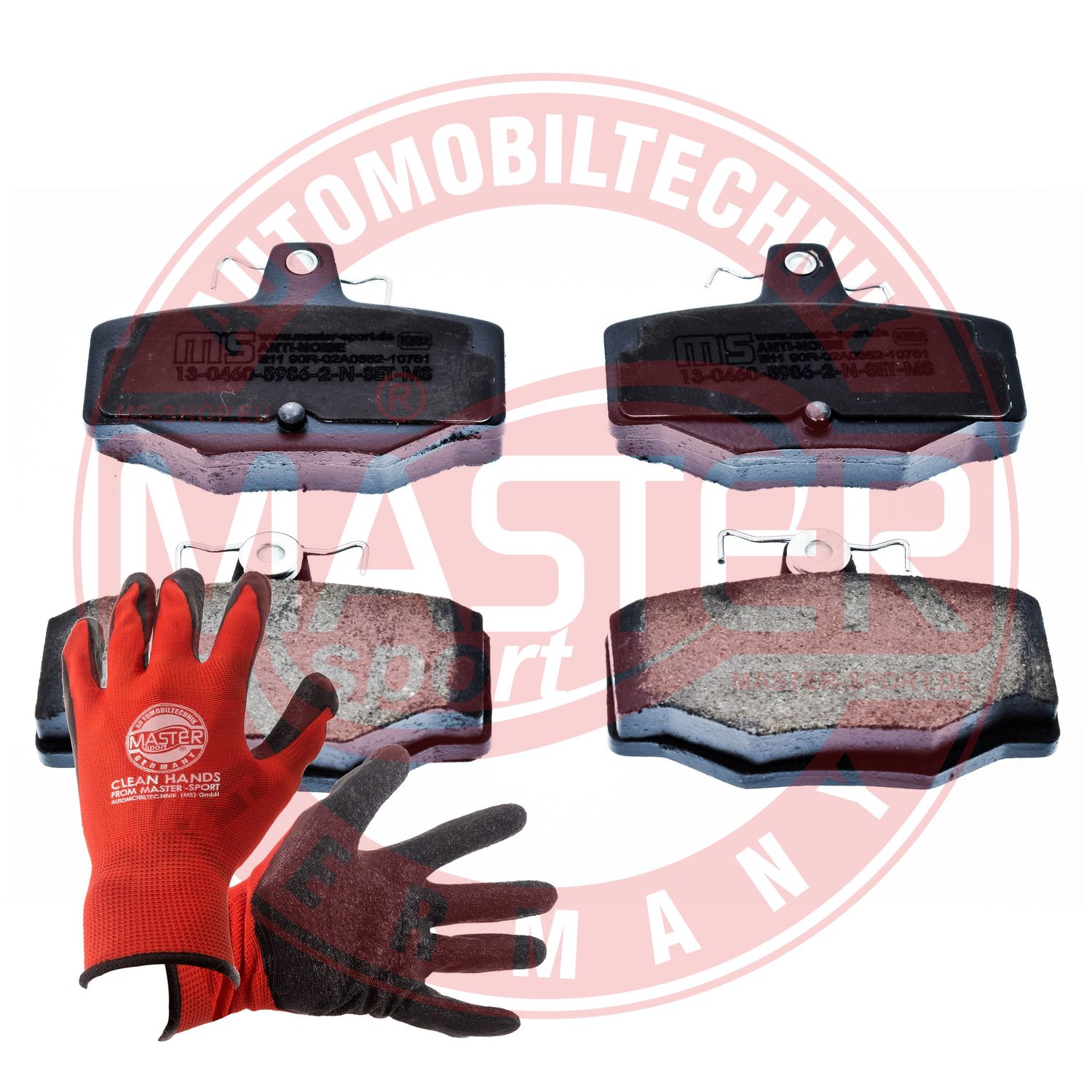 Brake Pad Set, disc brake (13046059862N-SET-MSP)