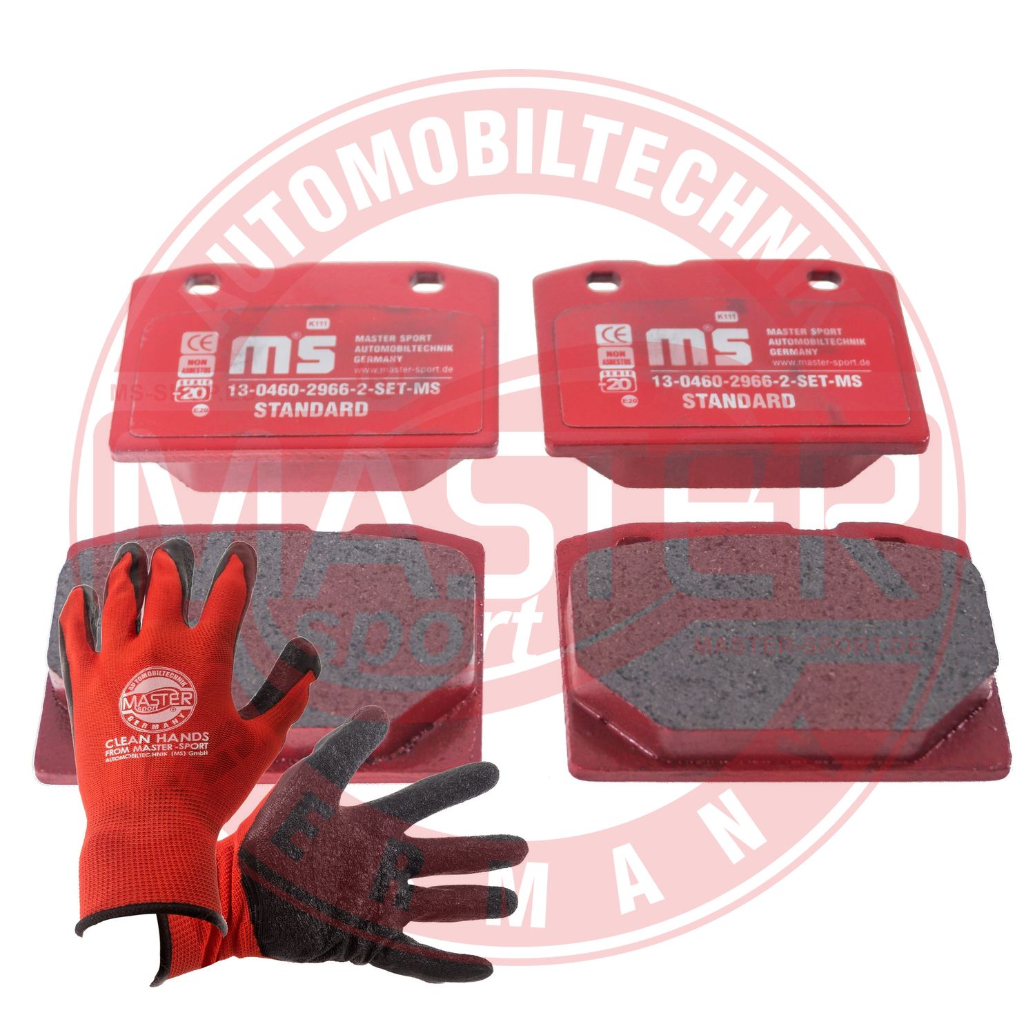 Brake Pad Set, disc brake (13046029662-SET-MSP)