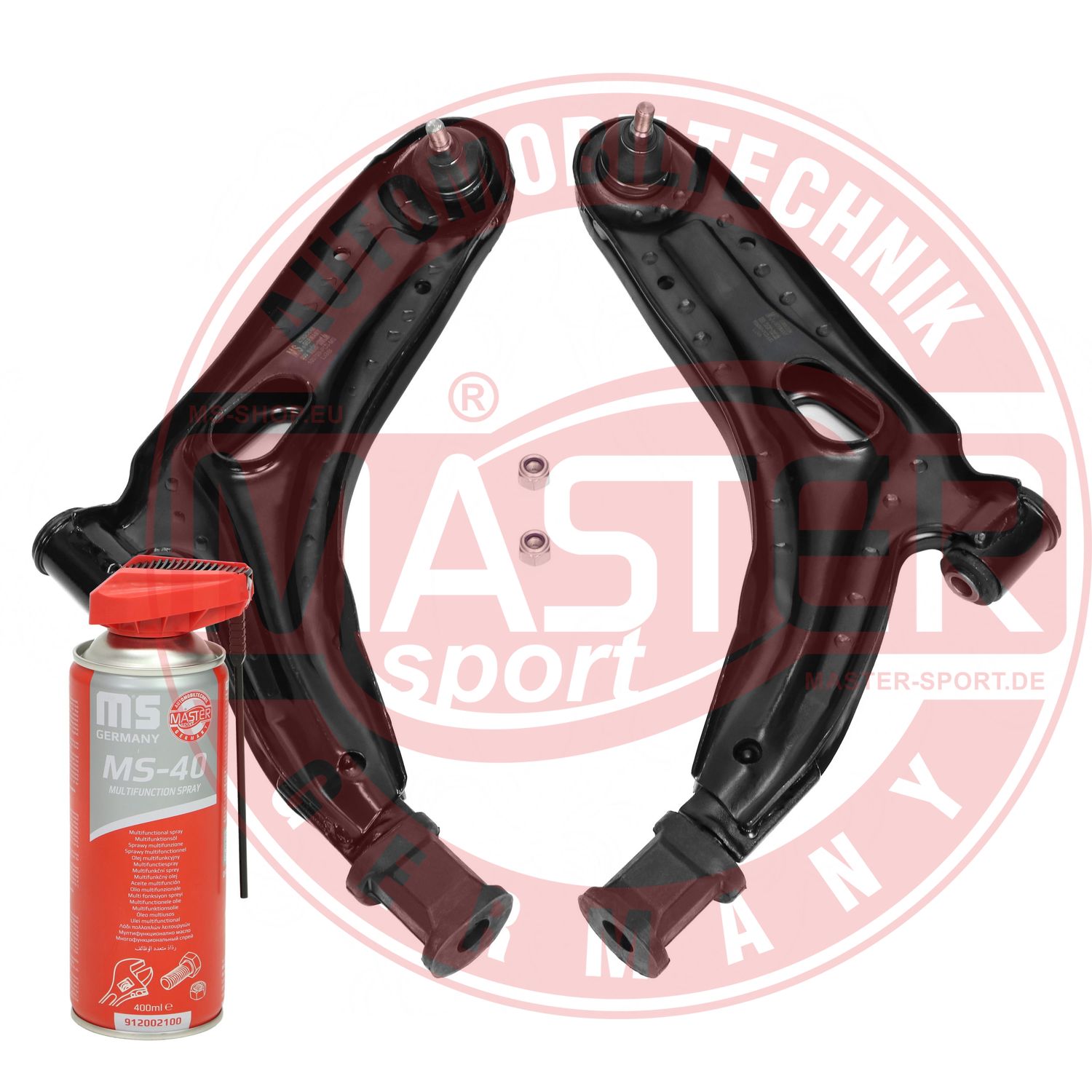 Control/Trailing Arm Kit, wheel suspension (37111-KIT-MSP)