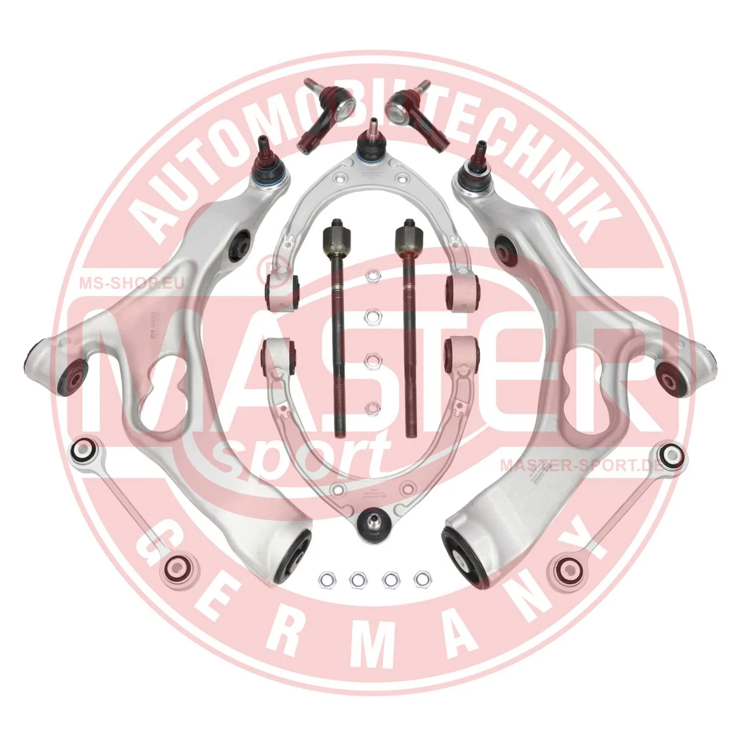 Control/Trailing Arm Kit, wheel suspension (37148/3-KIT-MS)