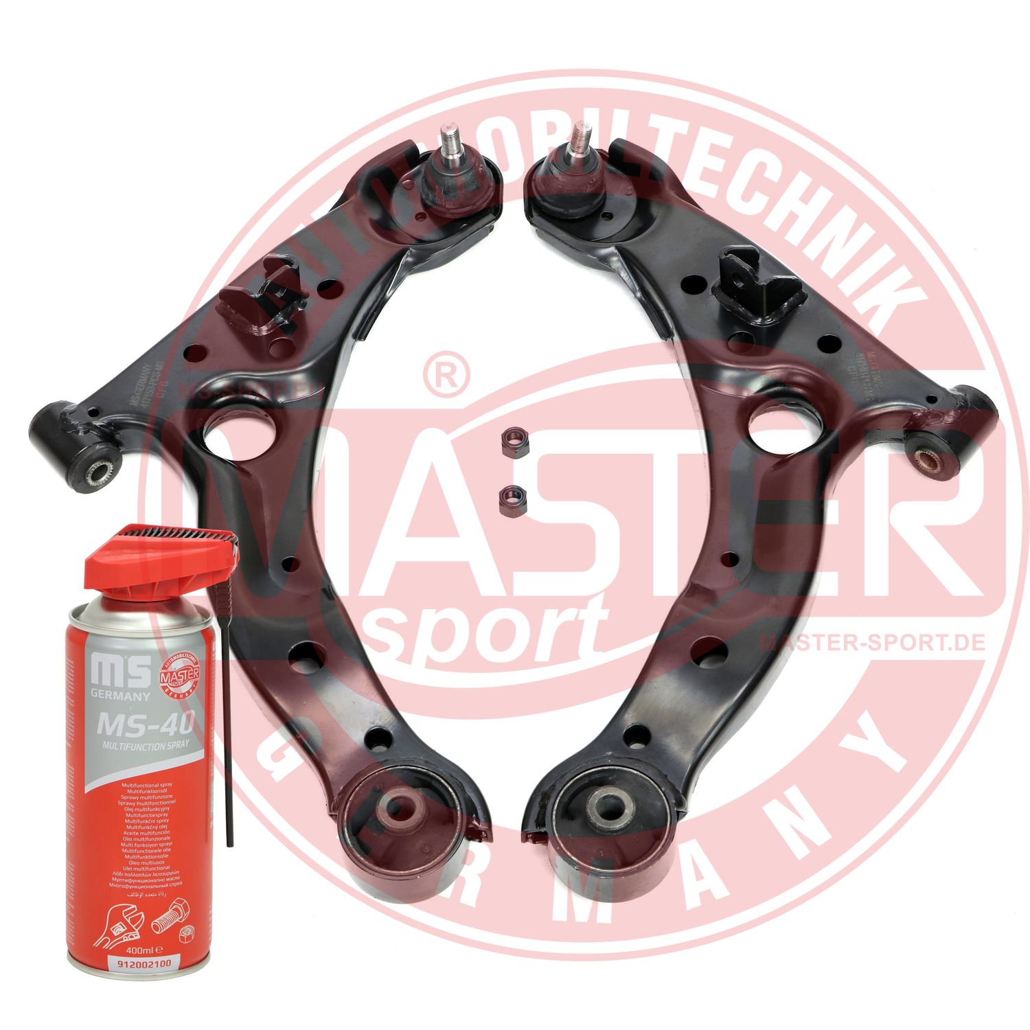 Control/Trailing Arm Kit, wheel suspension (37101-KIT-MSP)