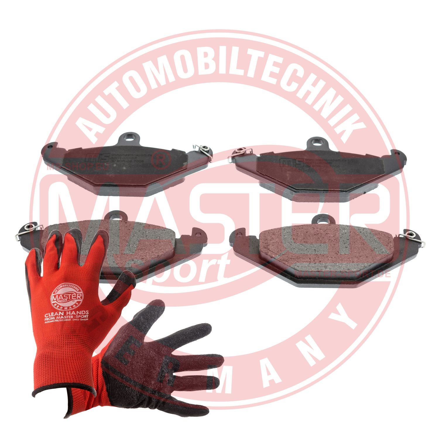 Brake Pad Set, disc brake (13046049572N-SET-MSP)