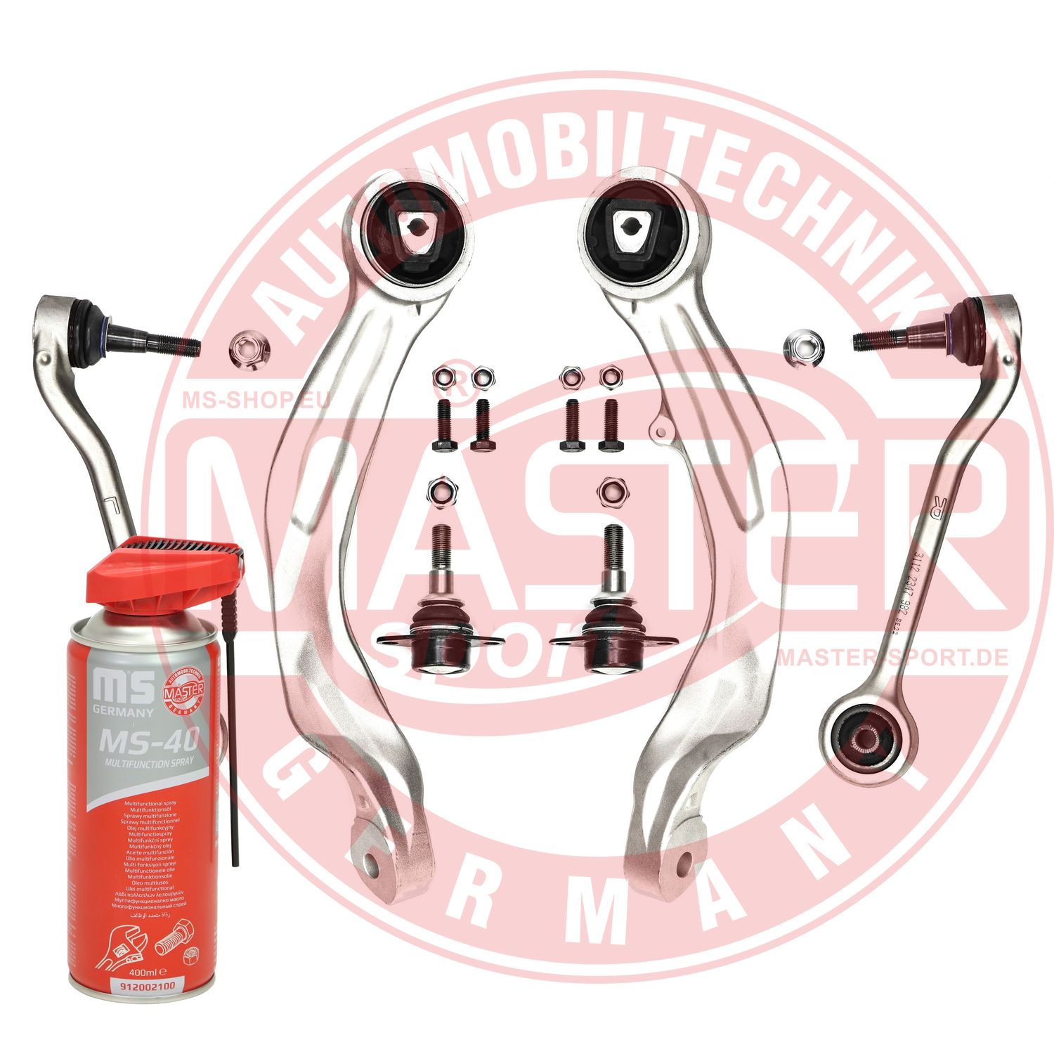 Control/Trailing Arm Kit, wheel suspension (37147-KIT-MSP)