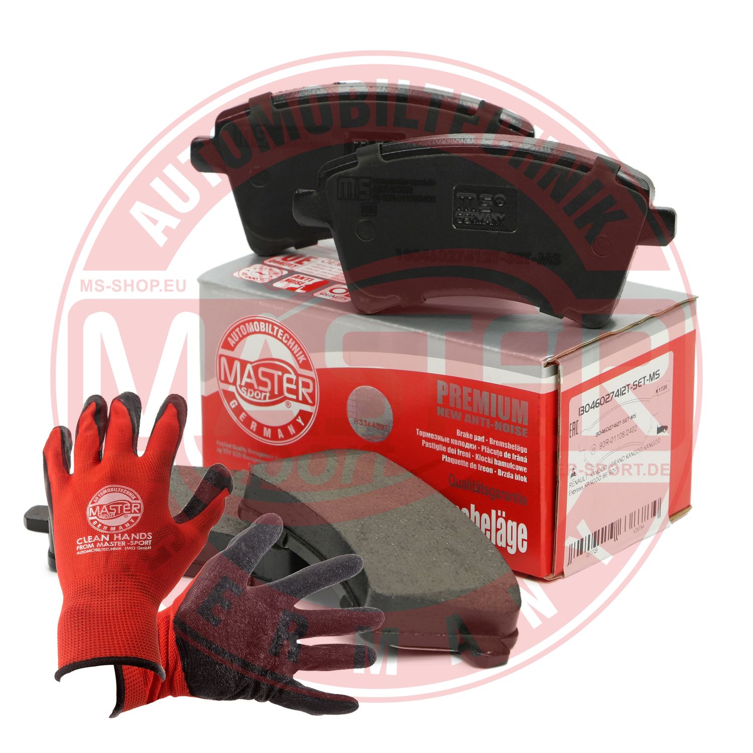 Brake Pad Set, disc brake (13046027412T-SET-MSP)