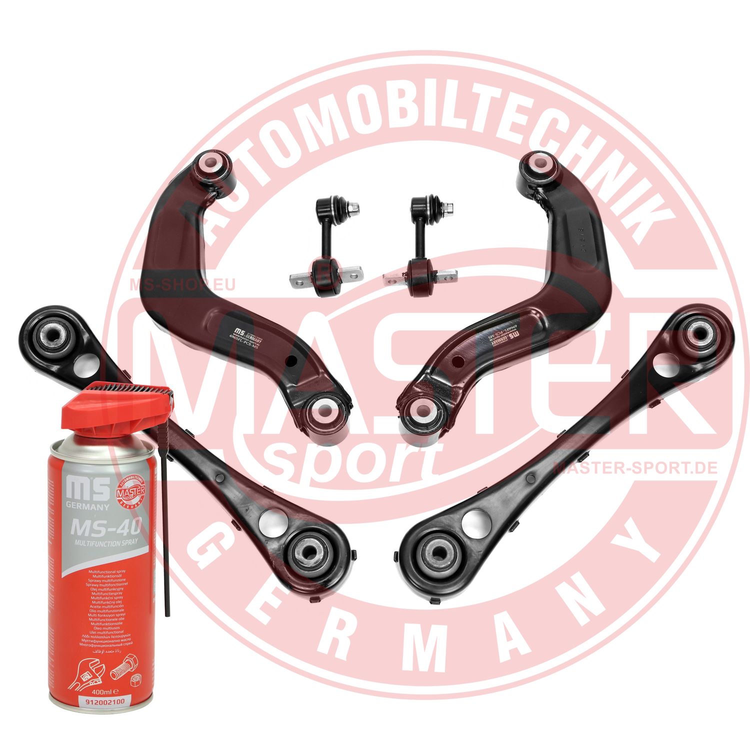 Control/Trailing Arm Kit, wheel suspension (36987-KIT-MSP)