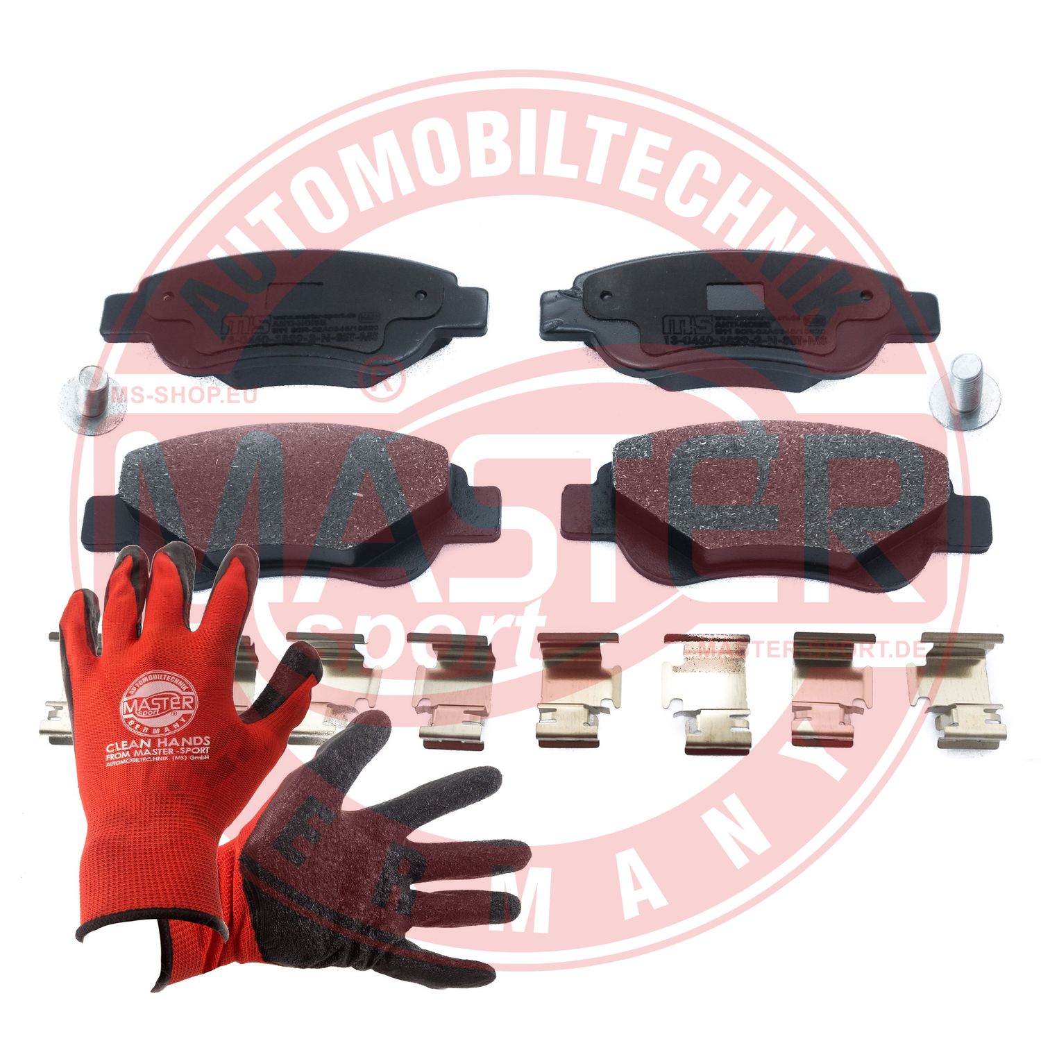 Brake Pad Set, disc brake (13046038292N-SET-MSP)