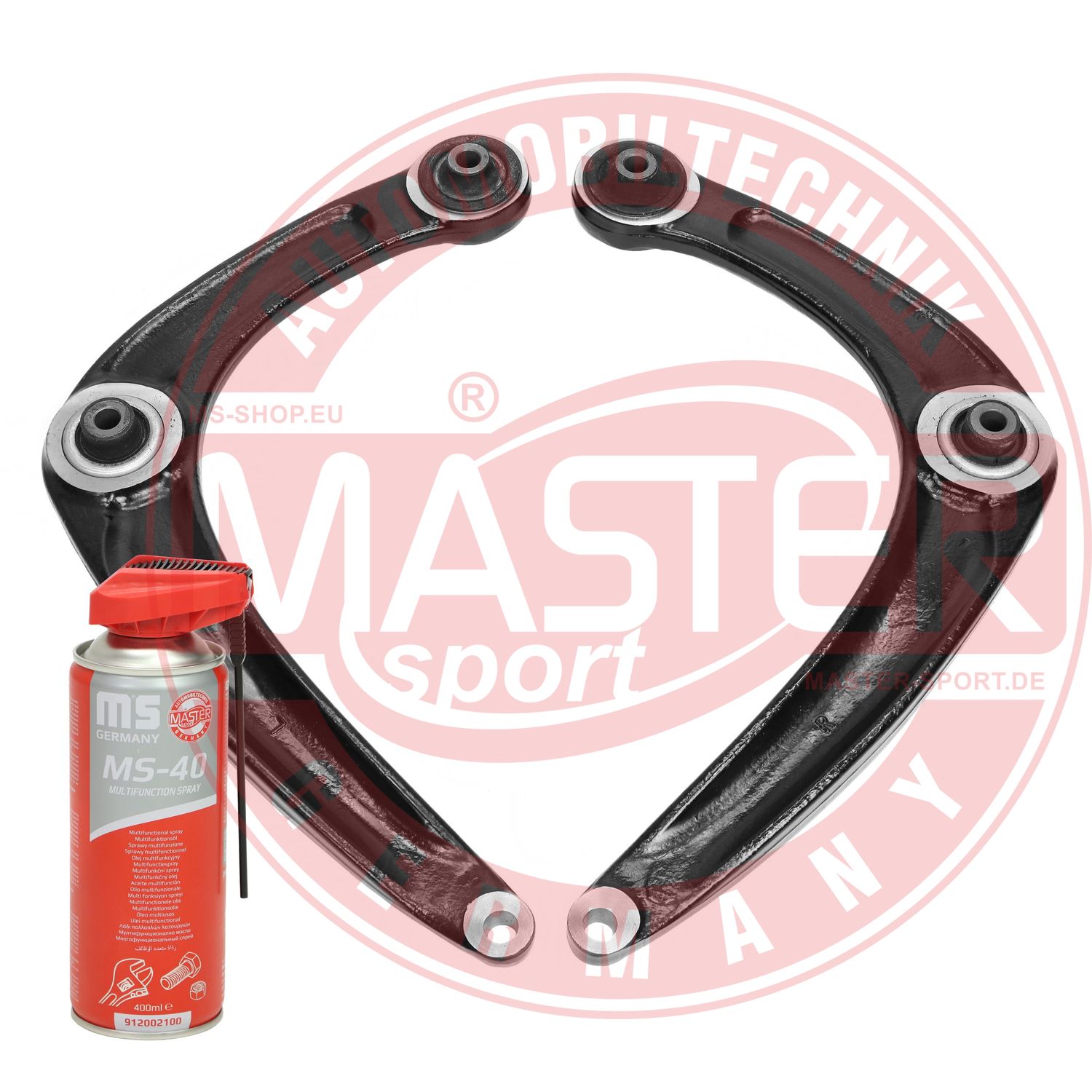 Control/Trailing Arm Kit, wheel suspension (36928/1-KIT-MSP)
