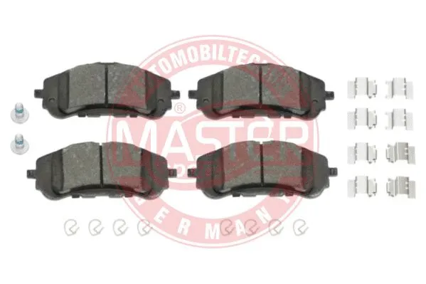 Brake Pad Set, disc brake (13046038702N-SET-MS)