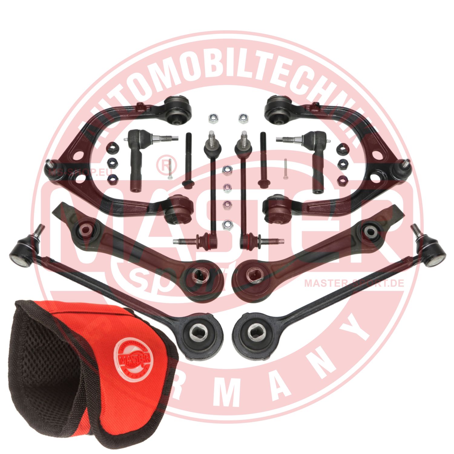 Control/Trailing Arm Kit, wheel suspension (36983/1-KIT-MSM)