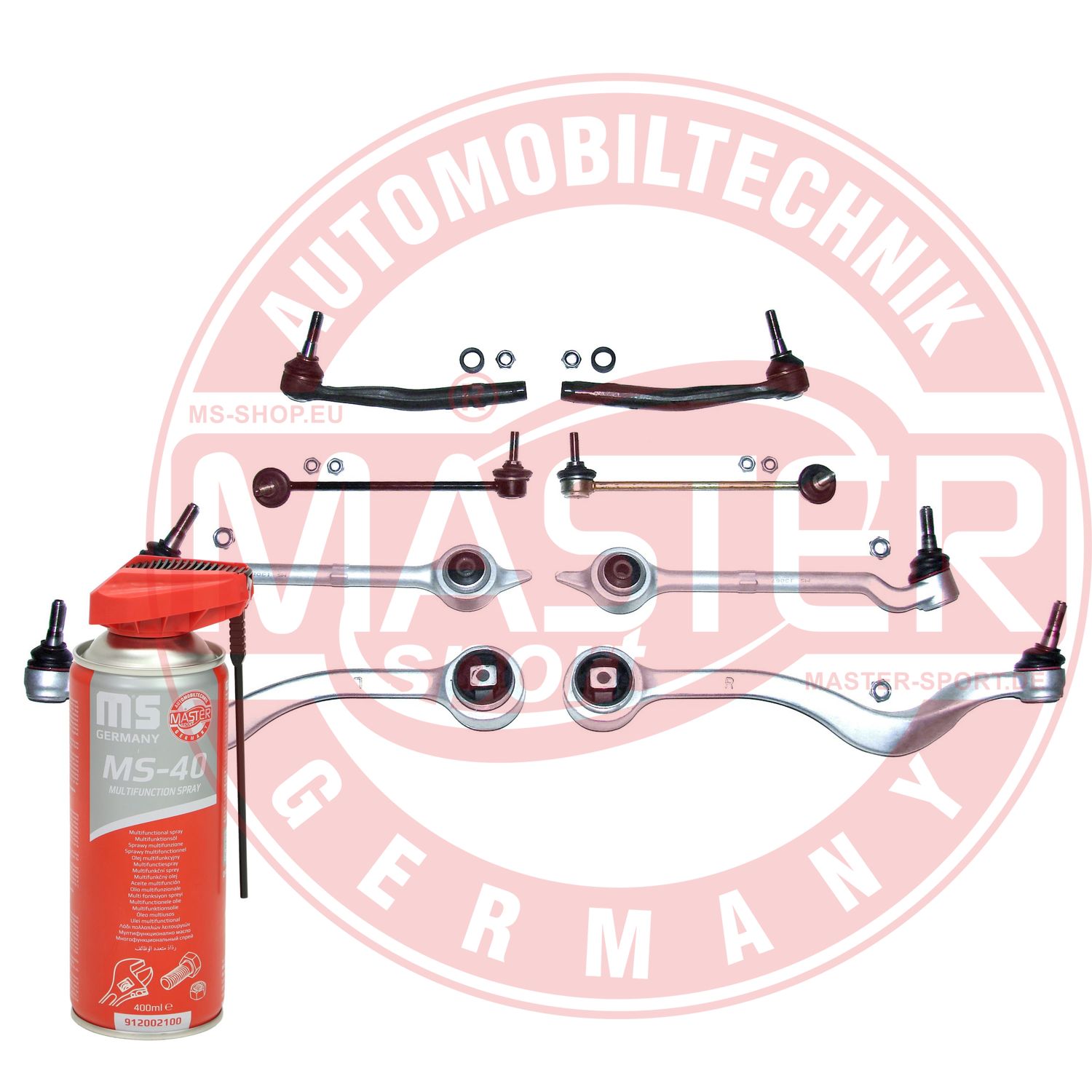 Control/Trailing Arm Kit, wheel suspension (36800-SET-MSP)