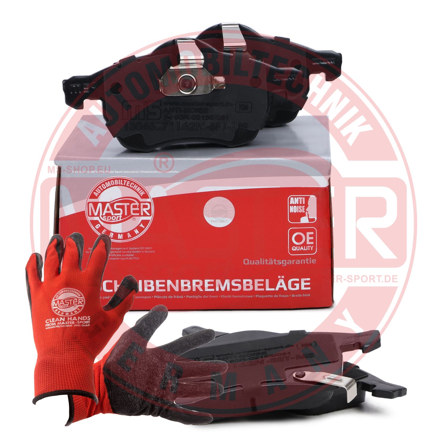 Brake Pad Set, disc brake (13046071162N-SET-MSP)