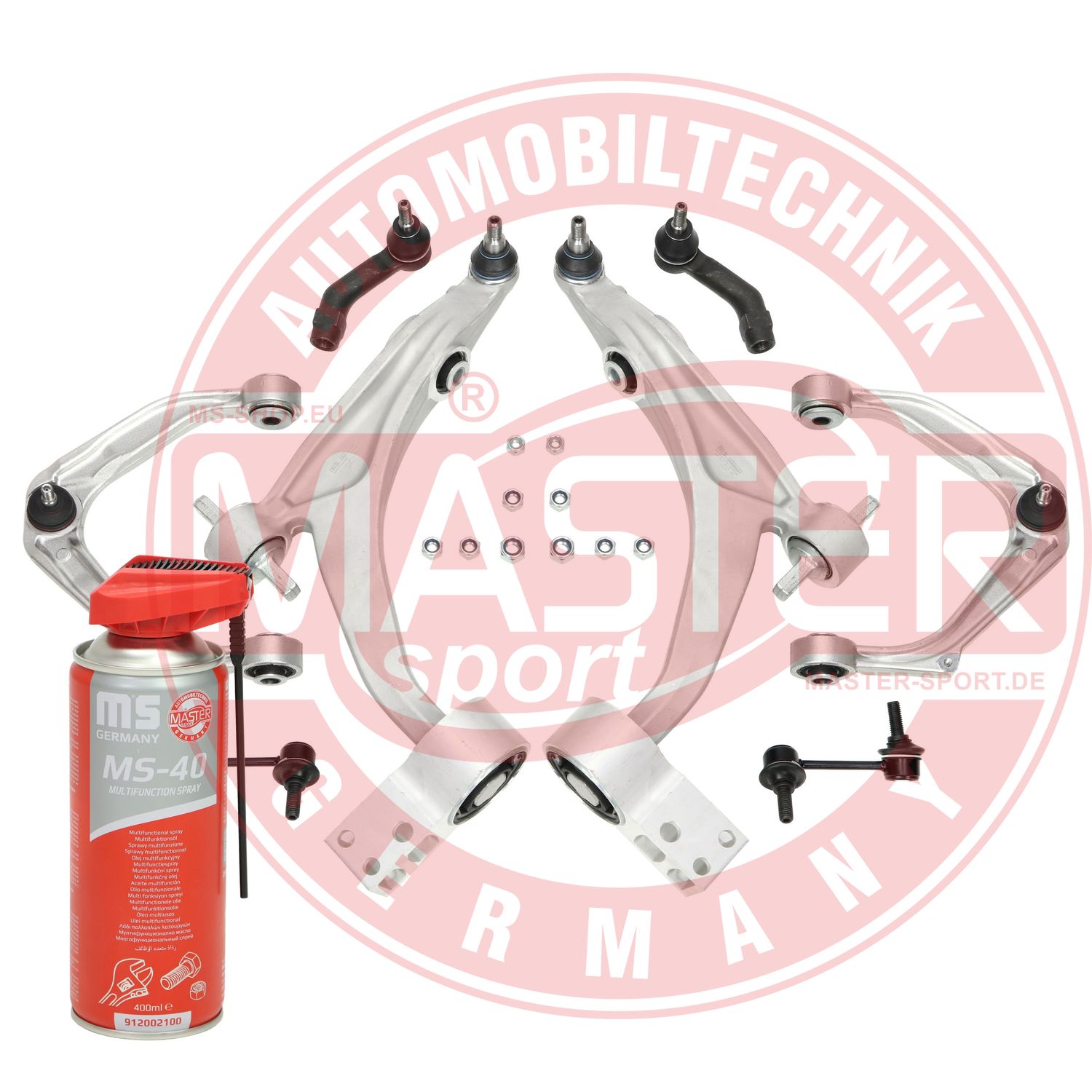 Control/Trailing Arm Kit, wheel suspension (37006-KIT-MSP)