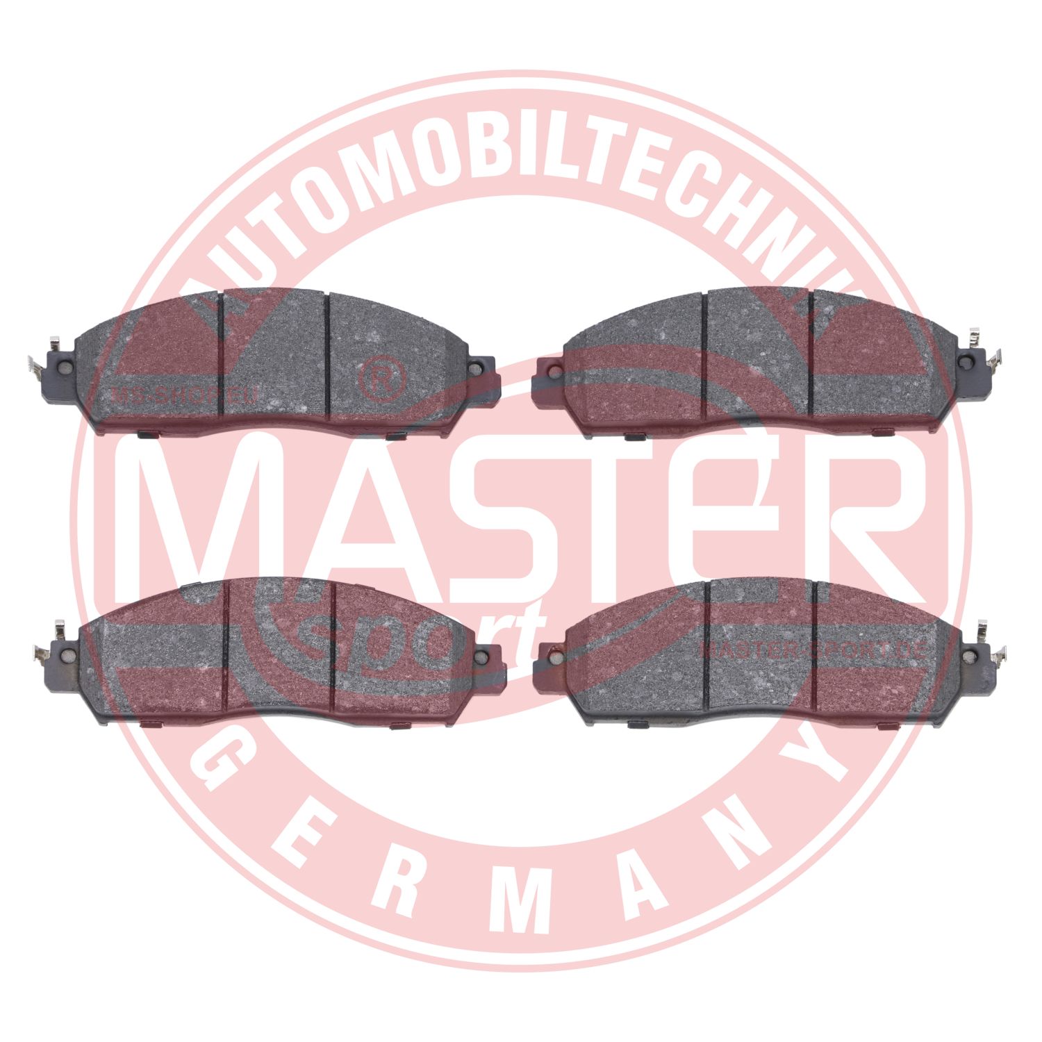 Brake Pad Set, disc brake (13046055382N-SET-MS)