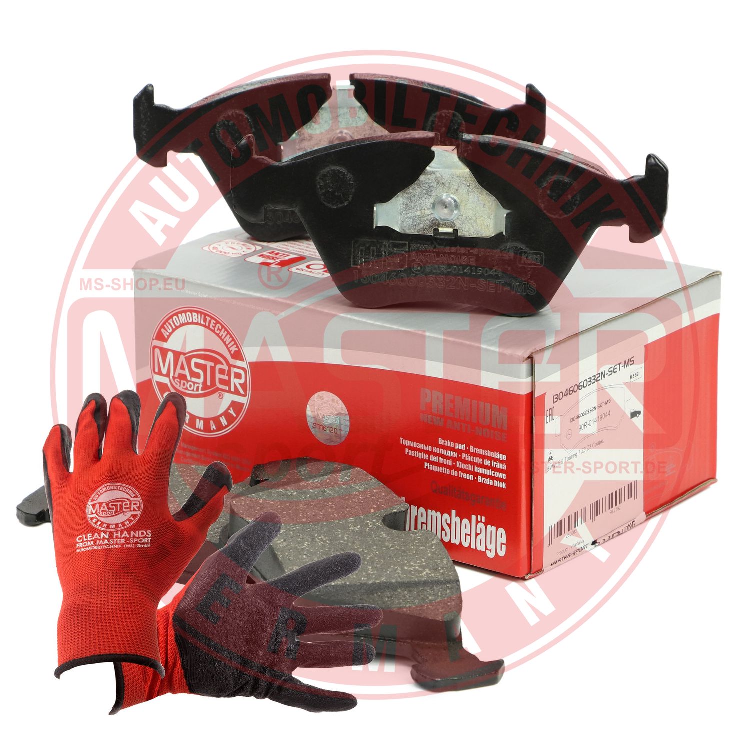 Brake Pad Set, disc brake (13046060332N-SET-MSP)