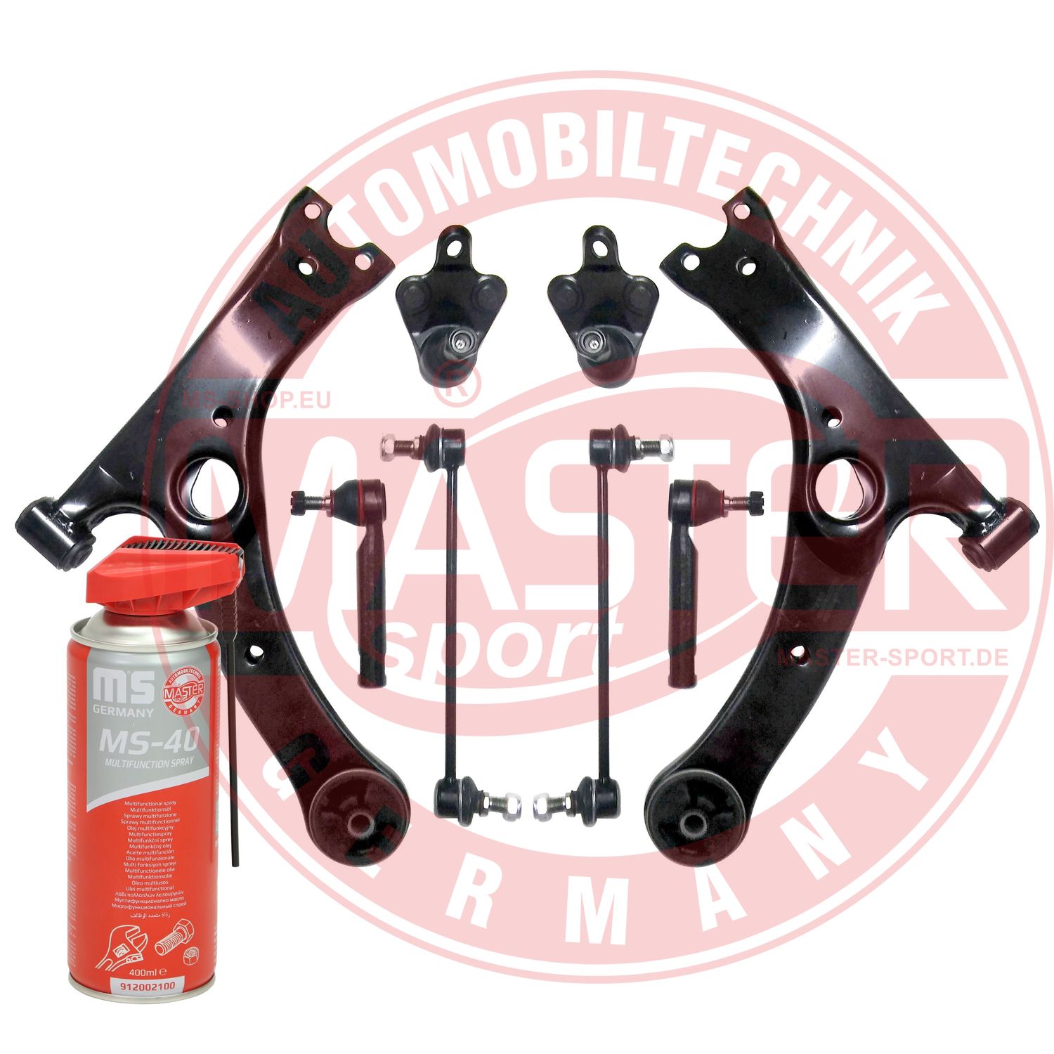 Control/Trailing Arm Kit, wheel suspension (36902-KIT-MSP)