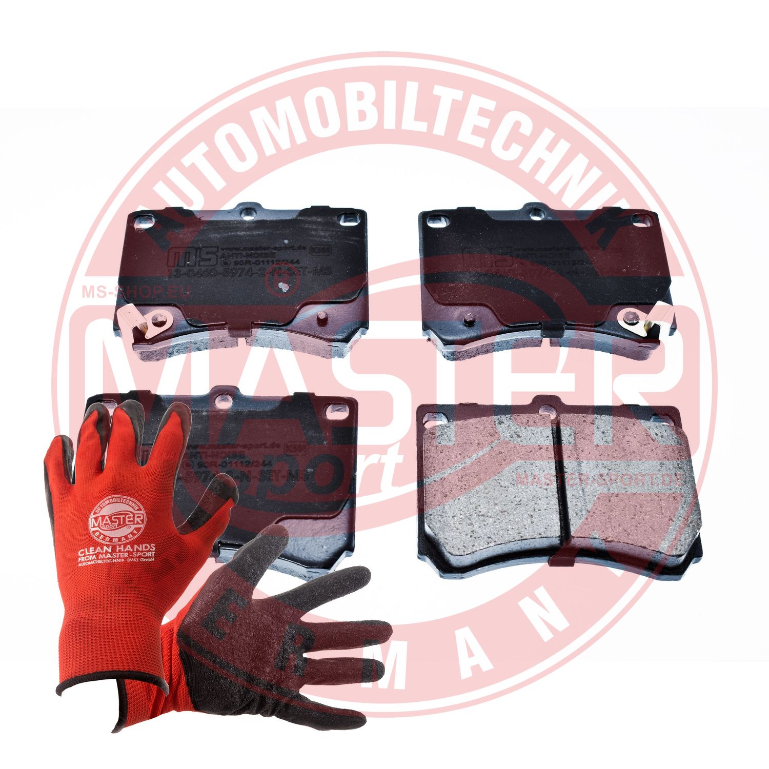 Brake Pad Set, disc brake (13046059742N-SET-MSP)
