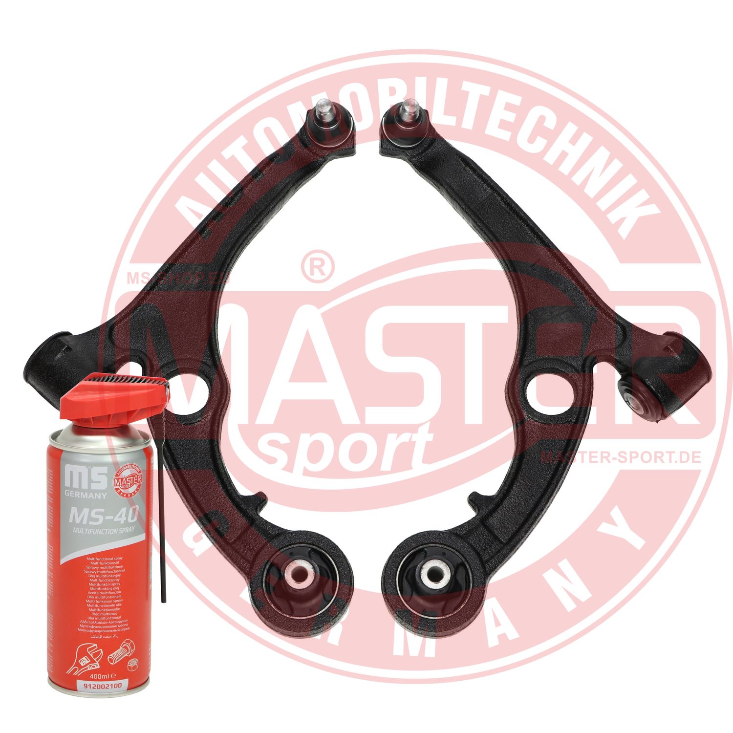 Control/Trailing Arm Kit, wheel suspension (37030-KIT-MSP)