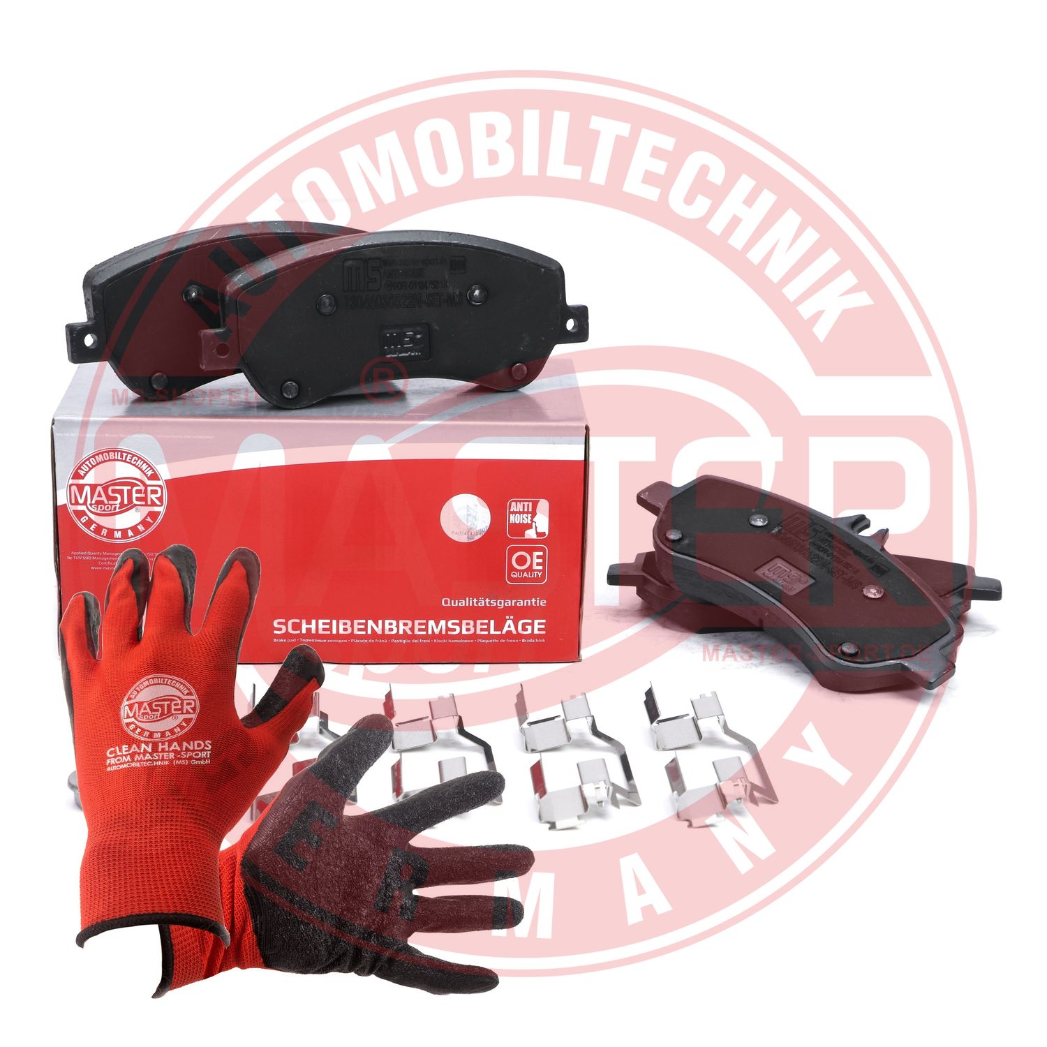 Brake Pad Set, disc brake (13046038522N-SET-MSP)