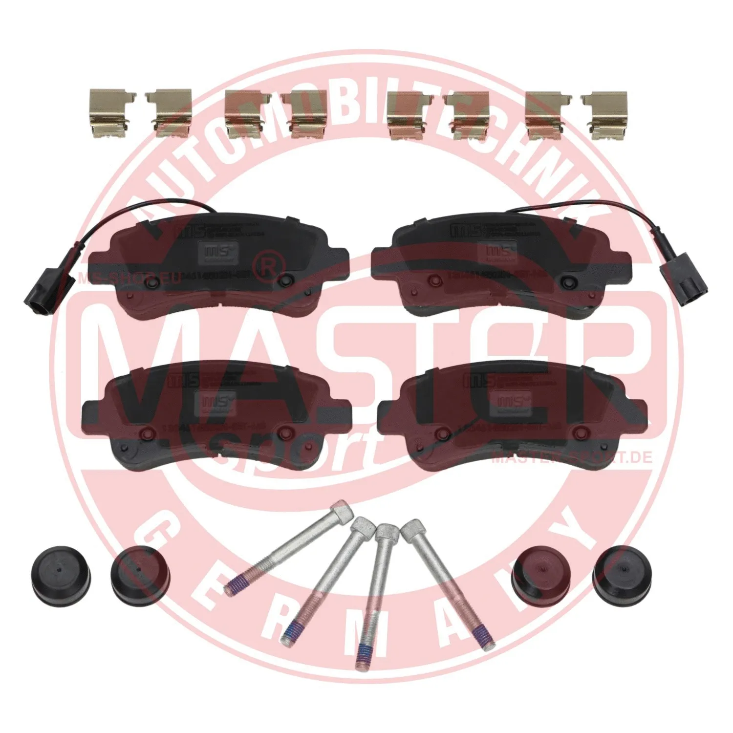 Brake Pad Set, disc brake (13046149502N-SET-MS)