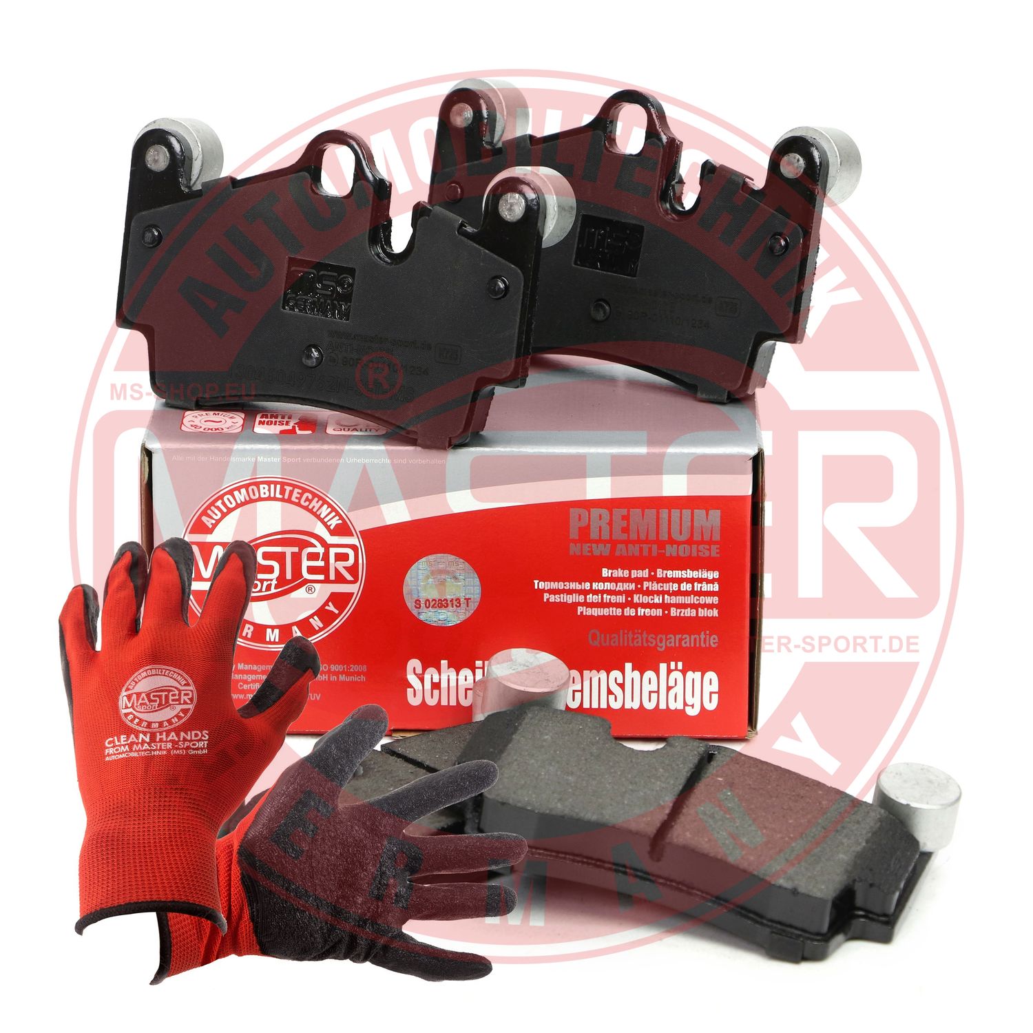 Brake Pad Set, disc brake (13046049762N-SET-MSP)