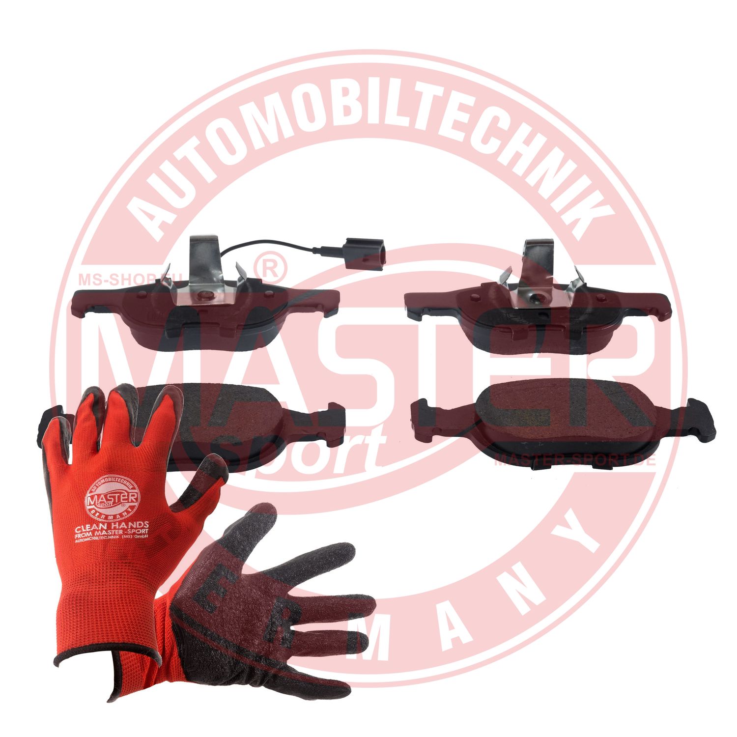 Brake Pad Set, disc brake (13046070642N-SET-MSP)