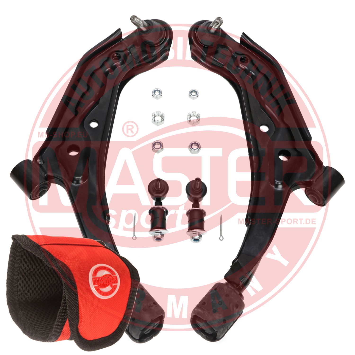 Control/Trailing Arm Kit, wheel suspension (37100/2-KIT-MSM)