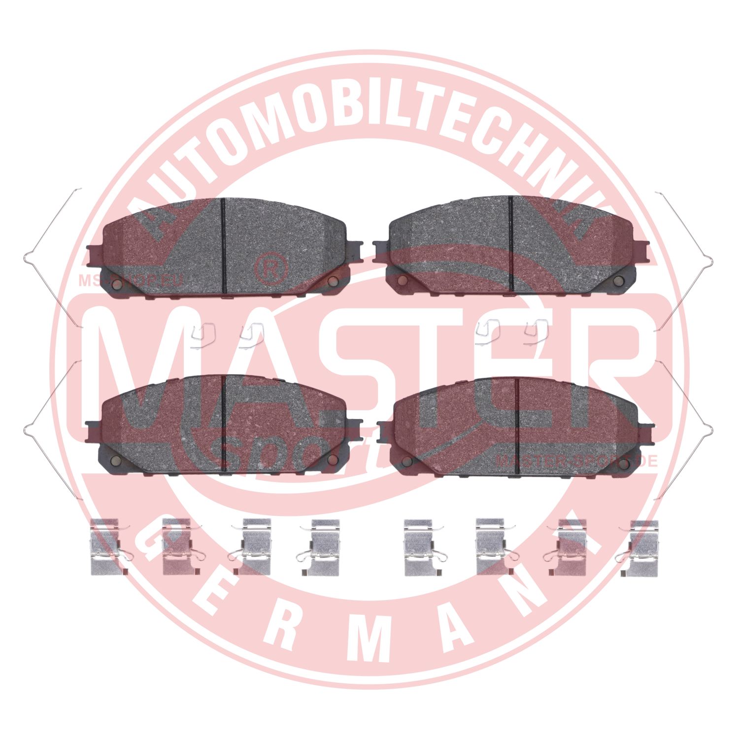 Brake Pad Set, disc brake (13046056892N-SET-MS)