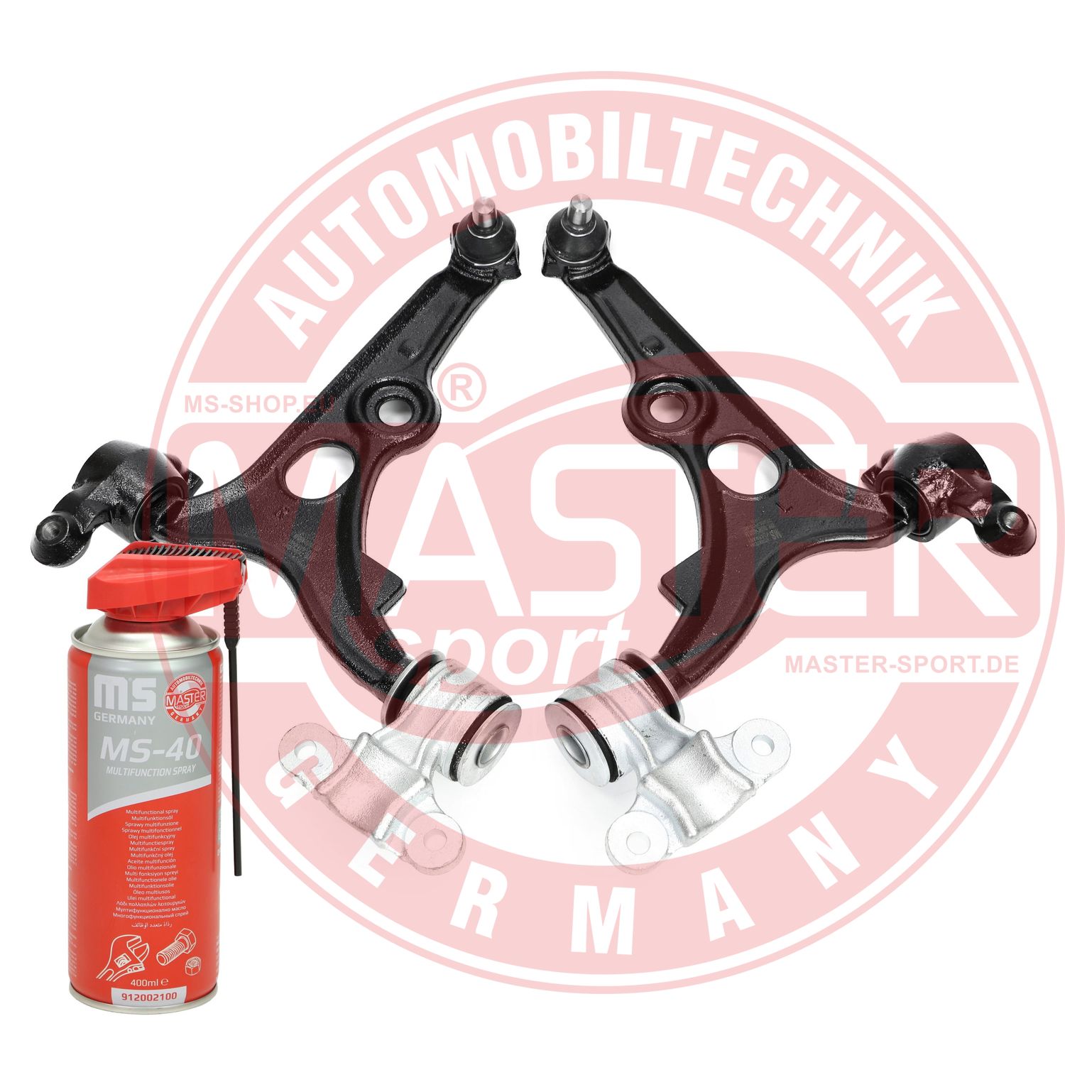Control/Trailing Arm Kit, wheel suspension (37028/1-KIT-MSP)