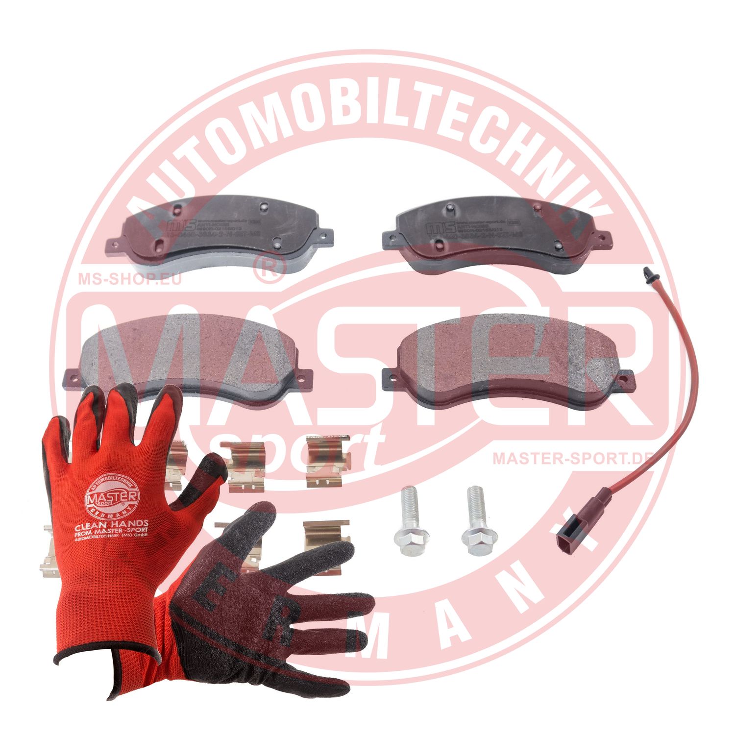 Brake Pad Set, disc brake (13046038342N-SET-MSP)