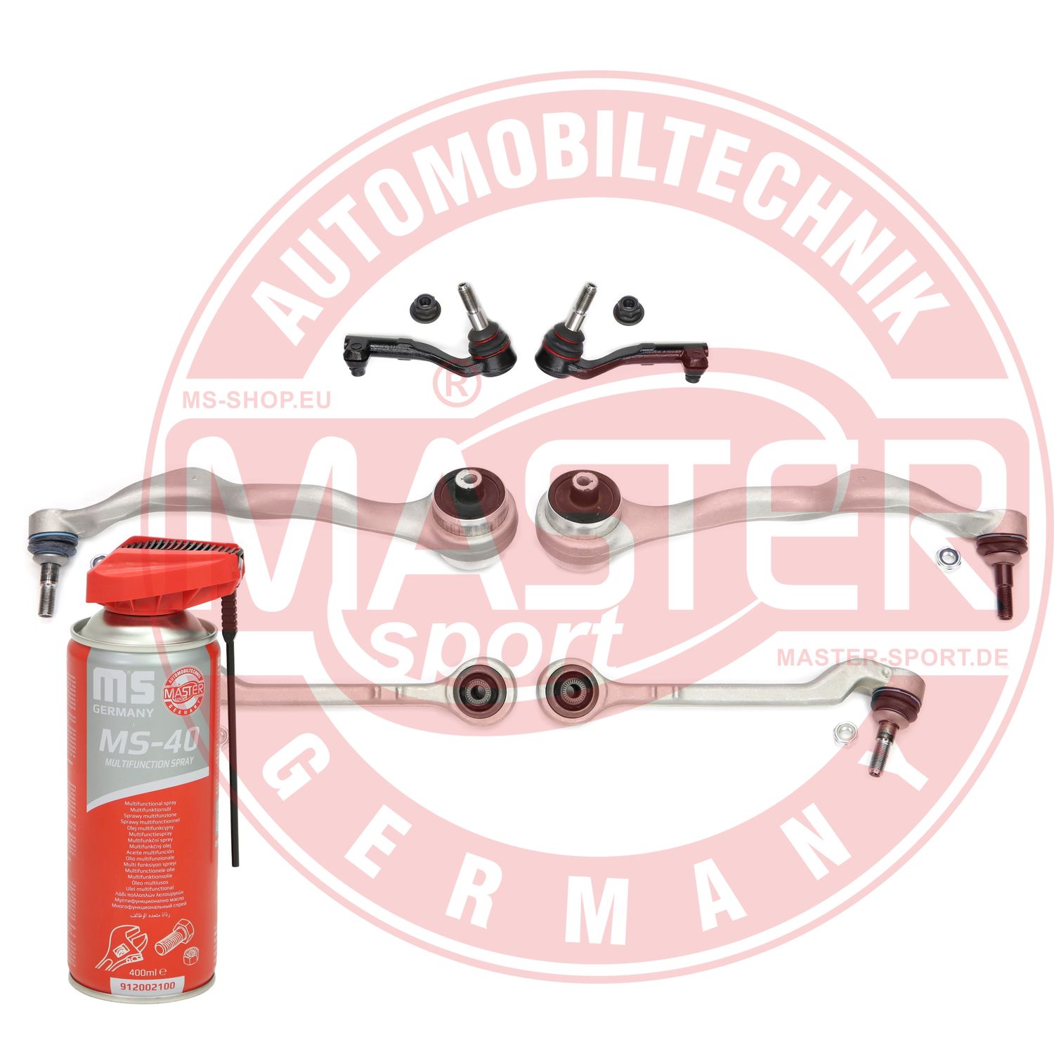Control/Trailing Arm Kit, wheel suspension (36870/1-KIT-MSP)