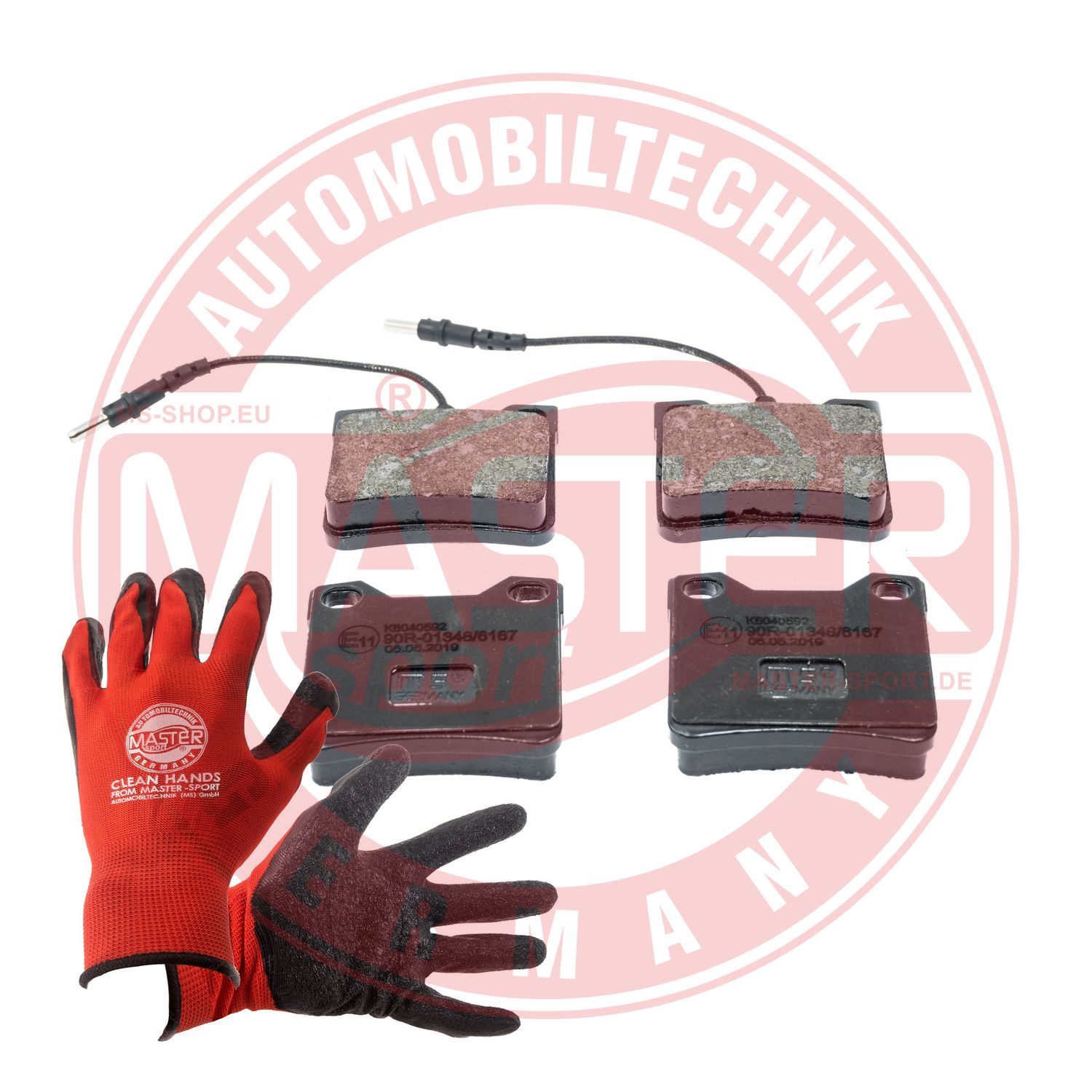 Brake Pad Set, disc brake (13046040592N-SET-MSP)