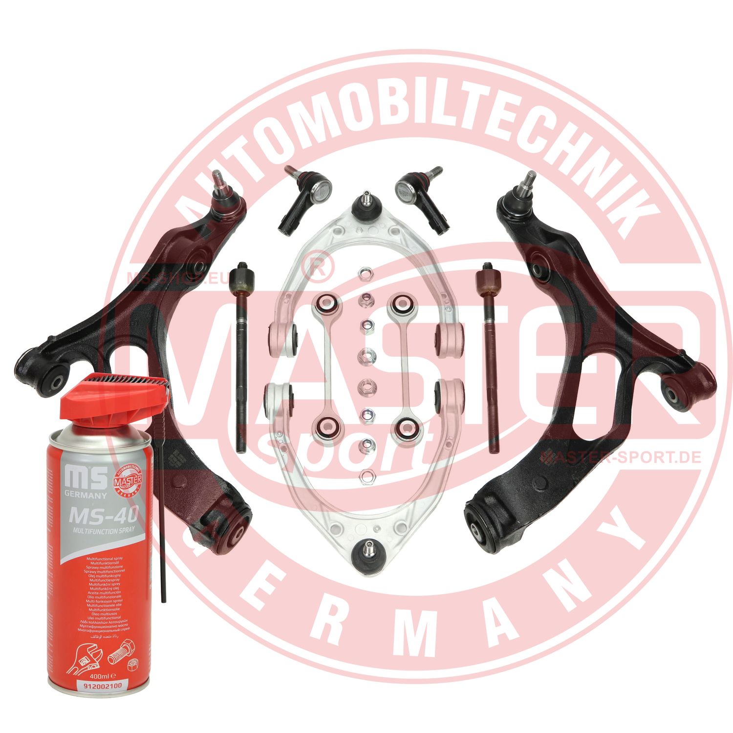 Control/Trailing Arm Kit, wheel suspension (37043/1-KIT-MSP)