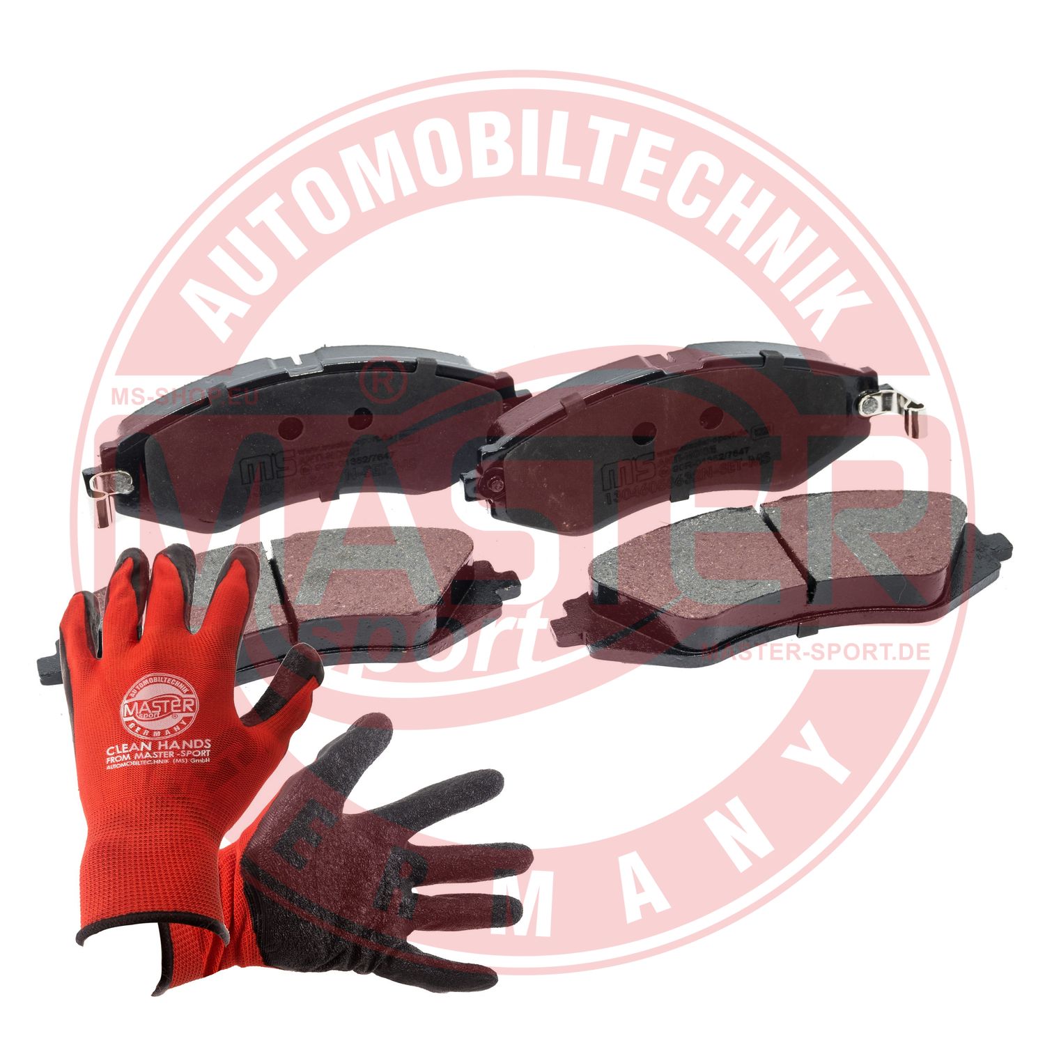Brake Pad Set, disc brake (13046058632N-SET-MSP)