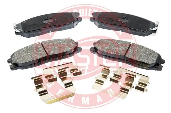 Brake Pad Set, disc brake (13046058322N-SET-MS)