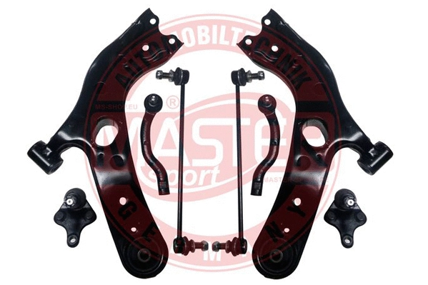 Control/Trailing Arm Kit, wheel suspension (36898-KIT-MS)