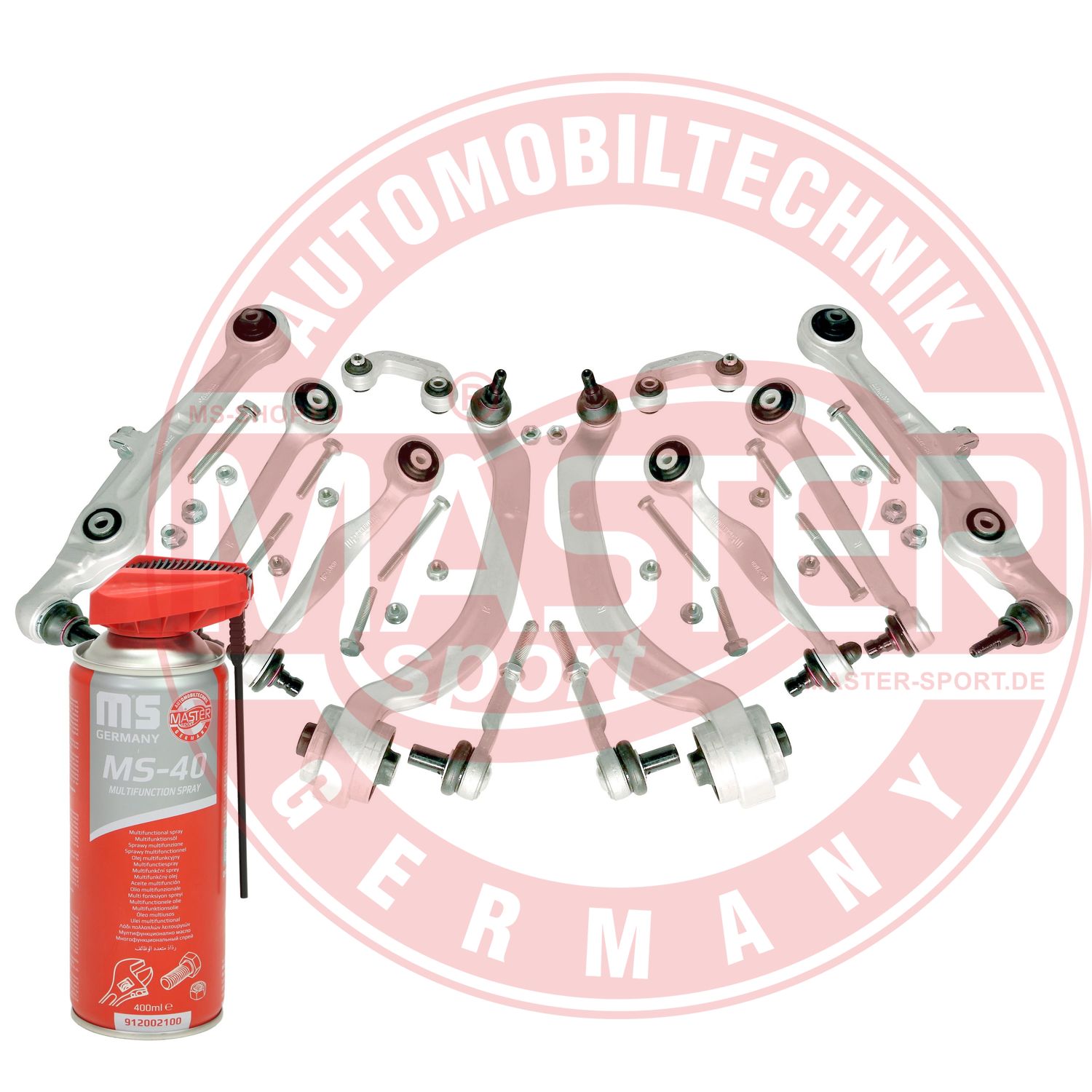 Control/Trailing Arm Kit, wheel suspension (36852-KIT-MSP)