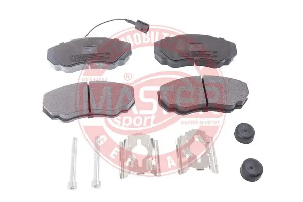 Brake Pad Set, disc brake (13046049782N-SET-MS)