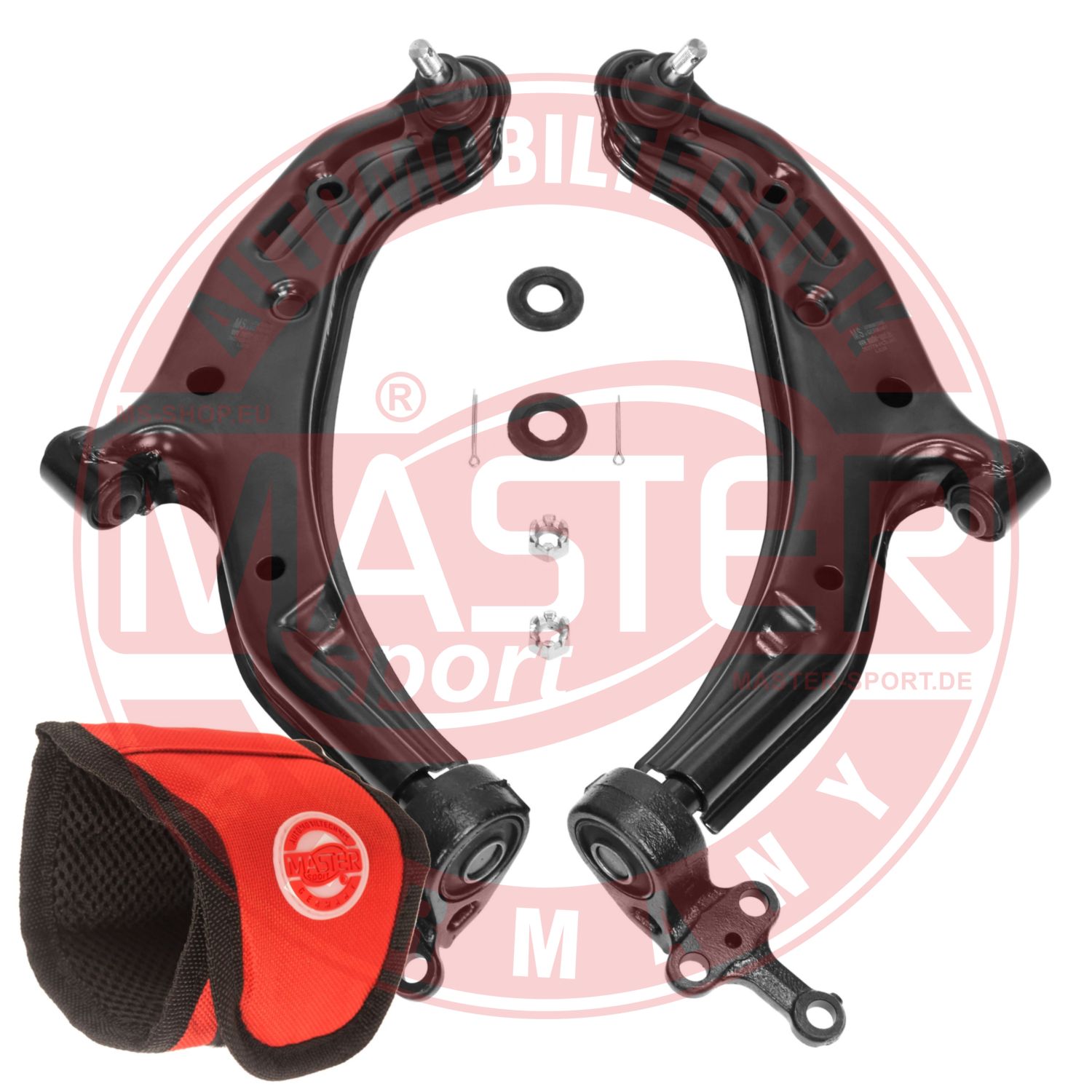 Control/Trailing Arm Kit, wheel suspension (37098-KIT-MSM)