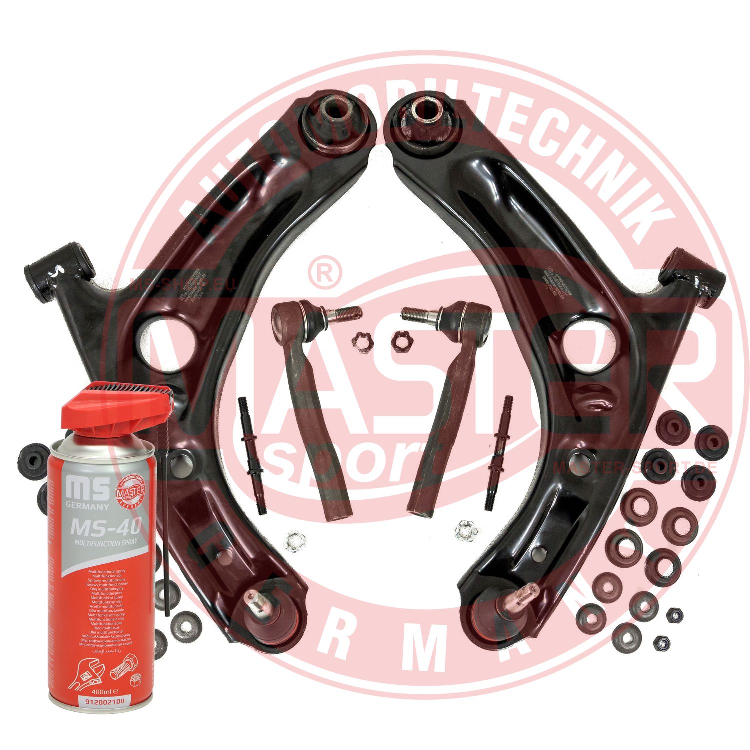 Control/Trailing Arm Kit, wheel suspension (36901-KIT-MSP)