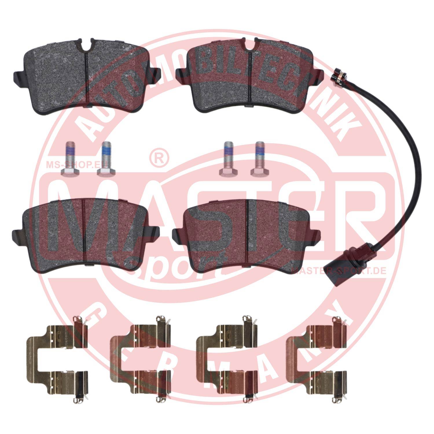 Brake Pad Set, disc brake (13046027692N-SET-MS)