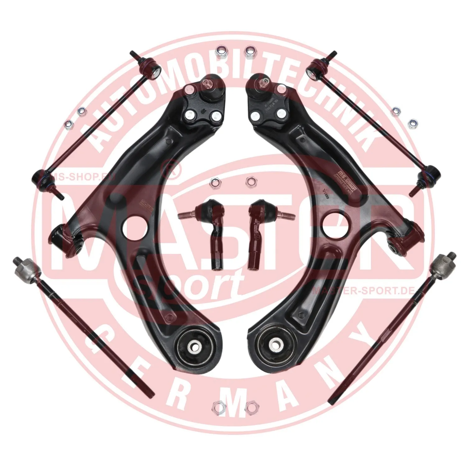 Control/Trailing Arm Kit, wheel suspension