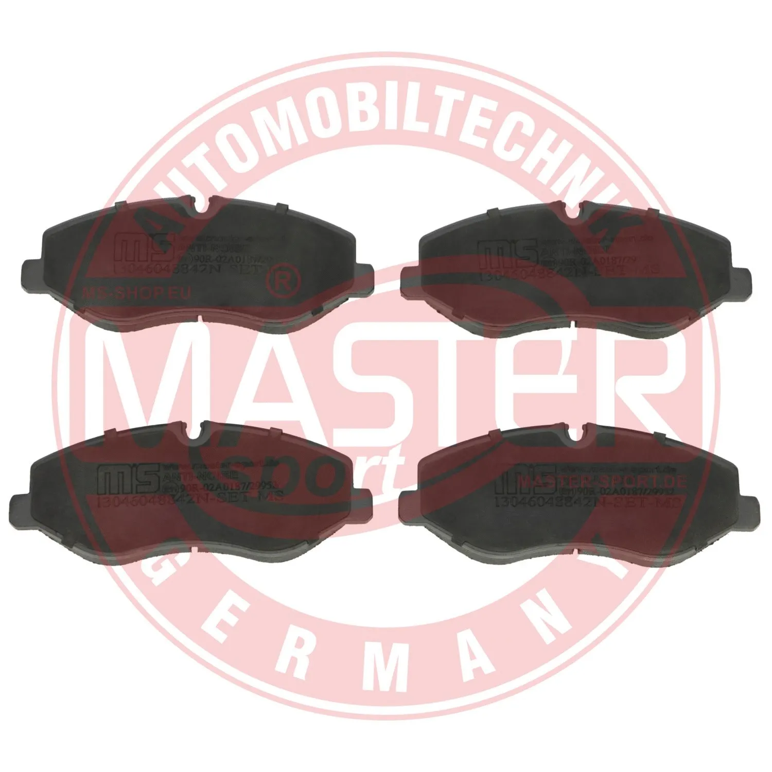 Brake Pad Set, disc brake (13046048842N-SET-MS)