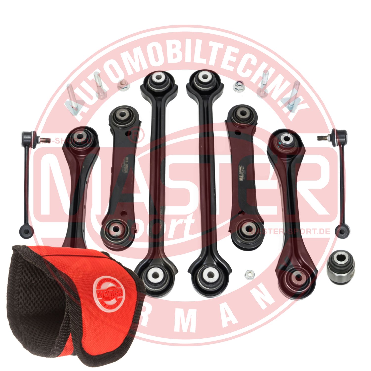 Control/Trailing Arm Kit, wheel suspension (36827-SET-MSM)