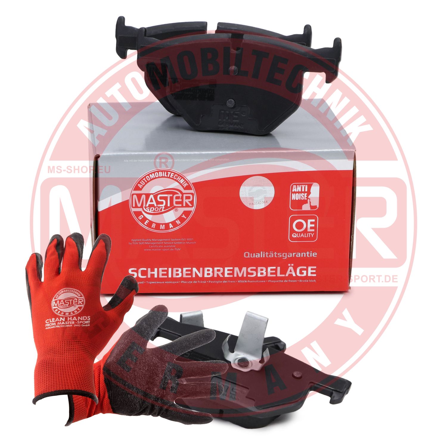 Brake Pad Set, disc brake (13046072322N-SET-MSP)