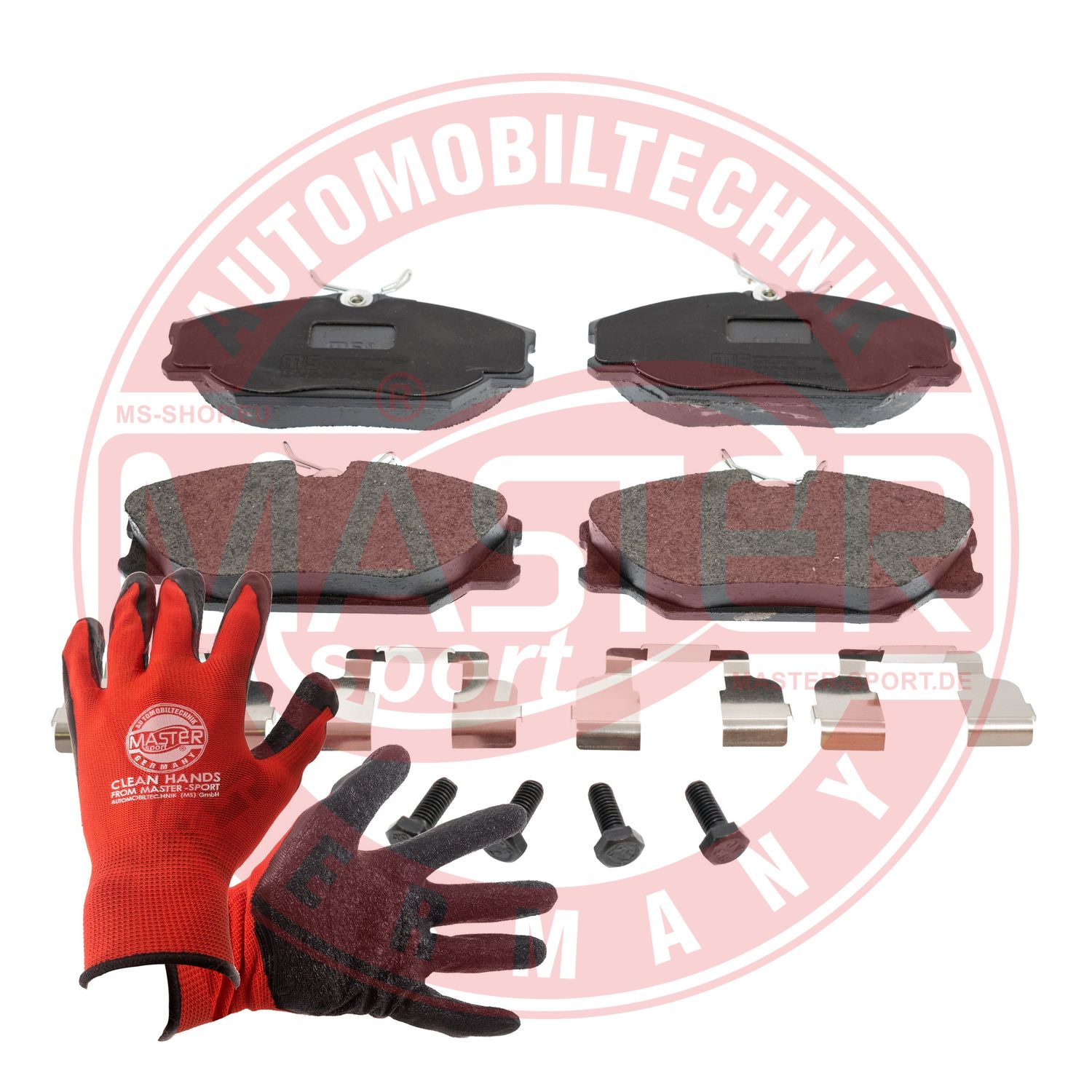 Brake Pad Set, disc brake (13046028952N-SET-MSP)
